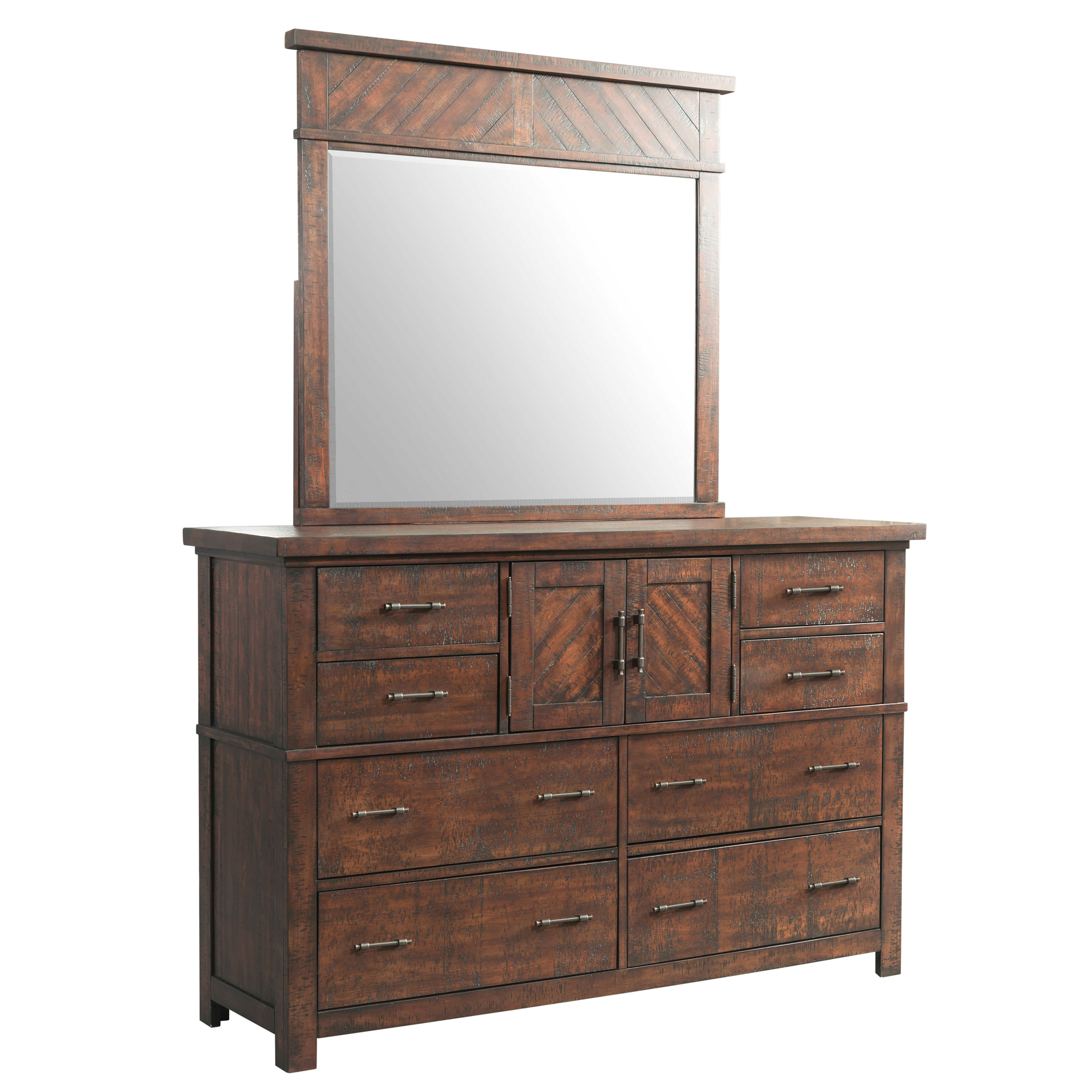 Model: JX600KB4PC | Elements JAX KING PLATFORM STORAGE 4PC BEDROOM SET