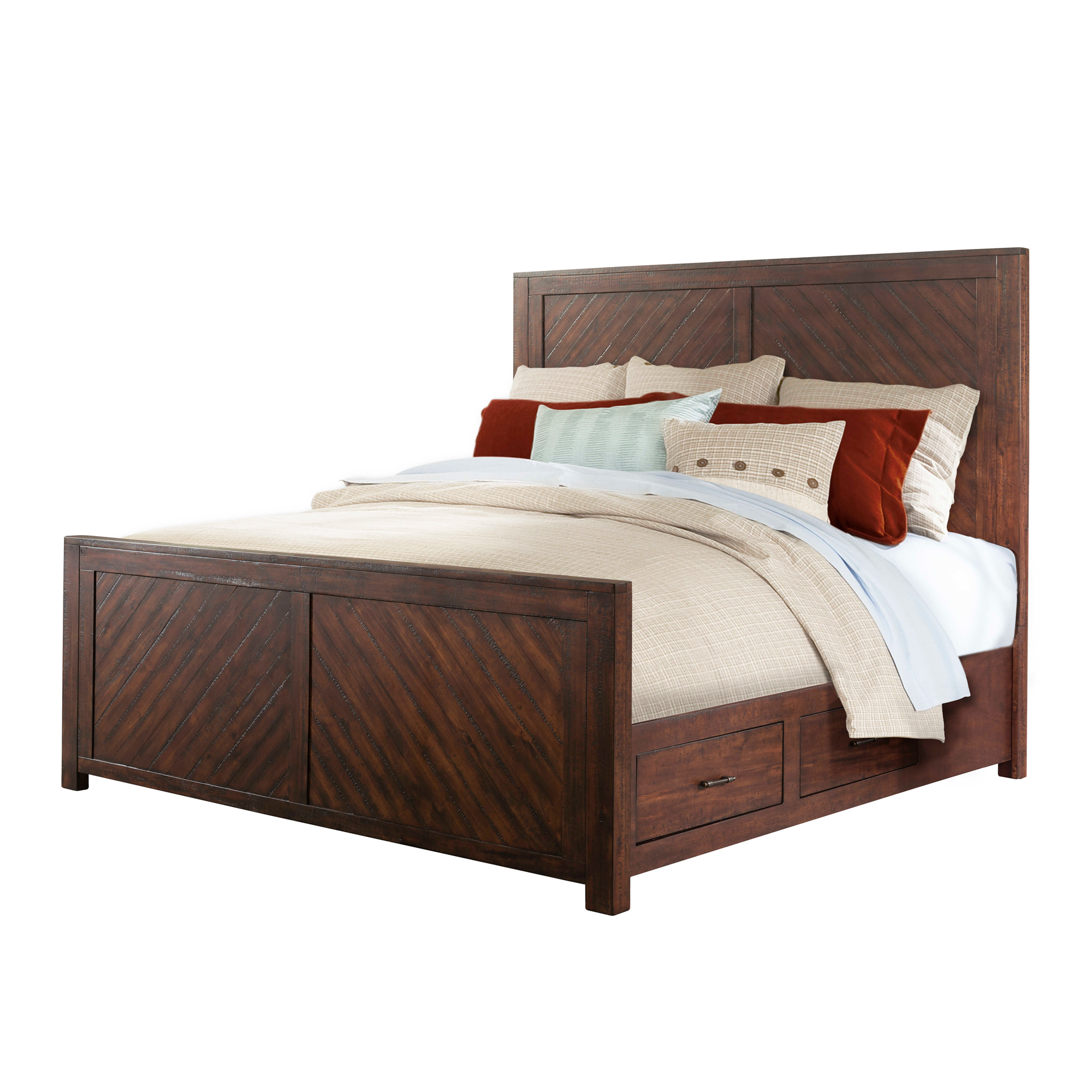 Elements JAX QUEEN PLATFORM STORAGE 6PC BEDROOM SET