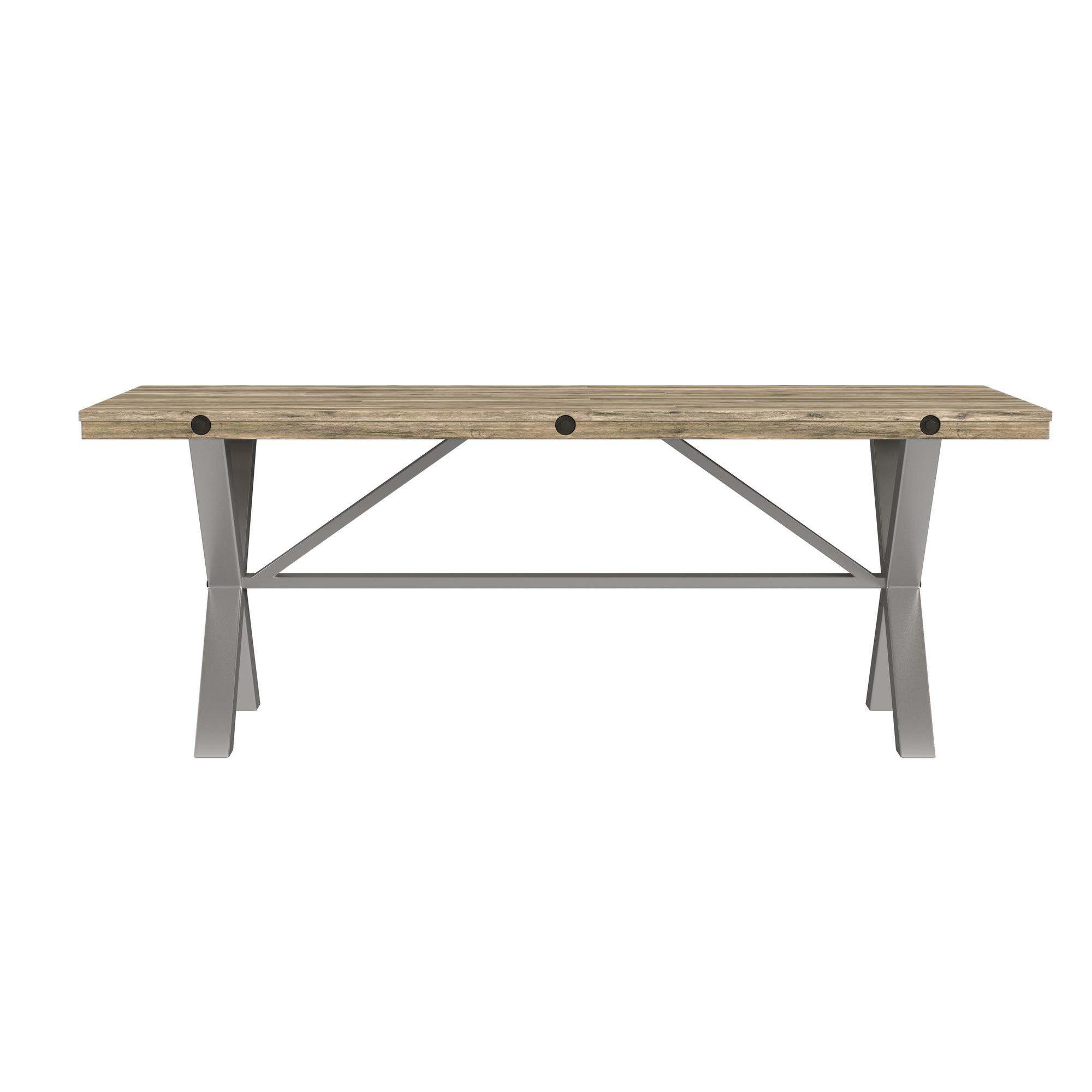 Model: LCL100DT | Elements (D680-31) Callista- Rectangular Table- Beach/Natural Metal