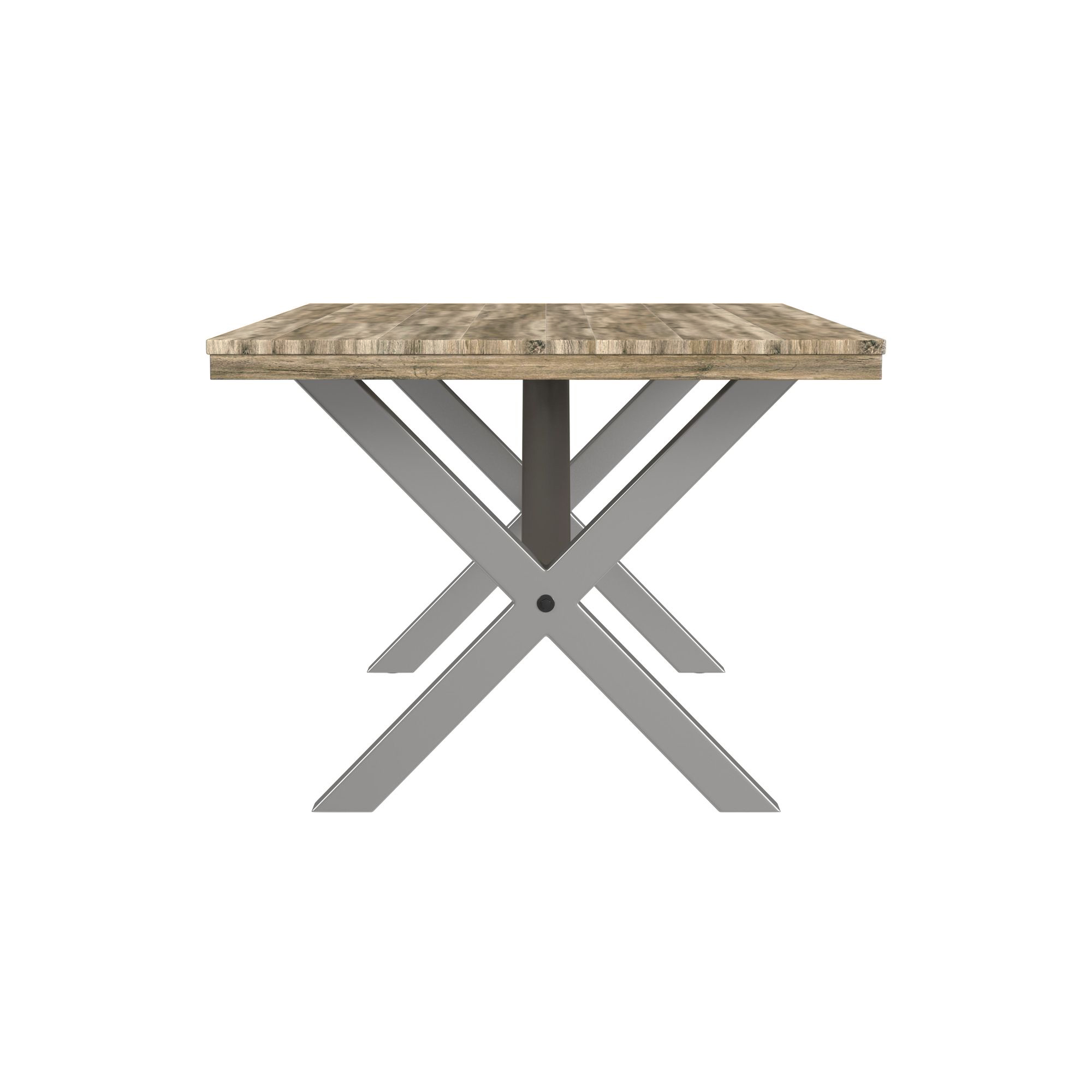 Model: LCL100DT | Elements (D680-31) Callista- Rectangular Table- Beach/Natural Metal