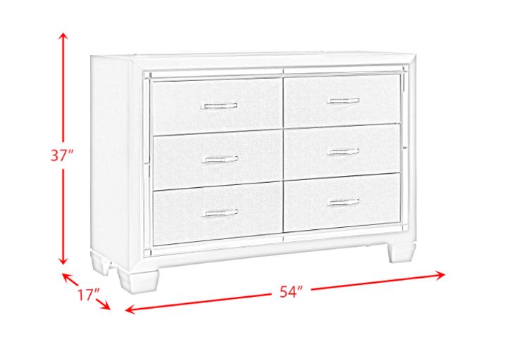 Model: LT111DR | Elements Platinum Youth Dresser