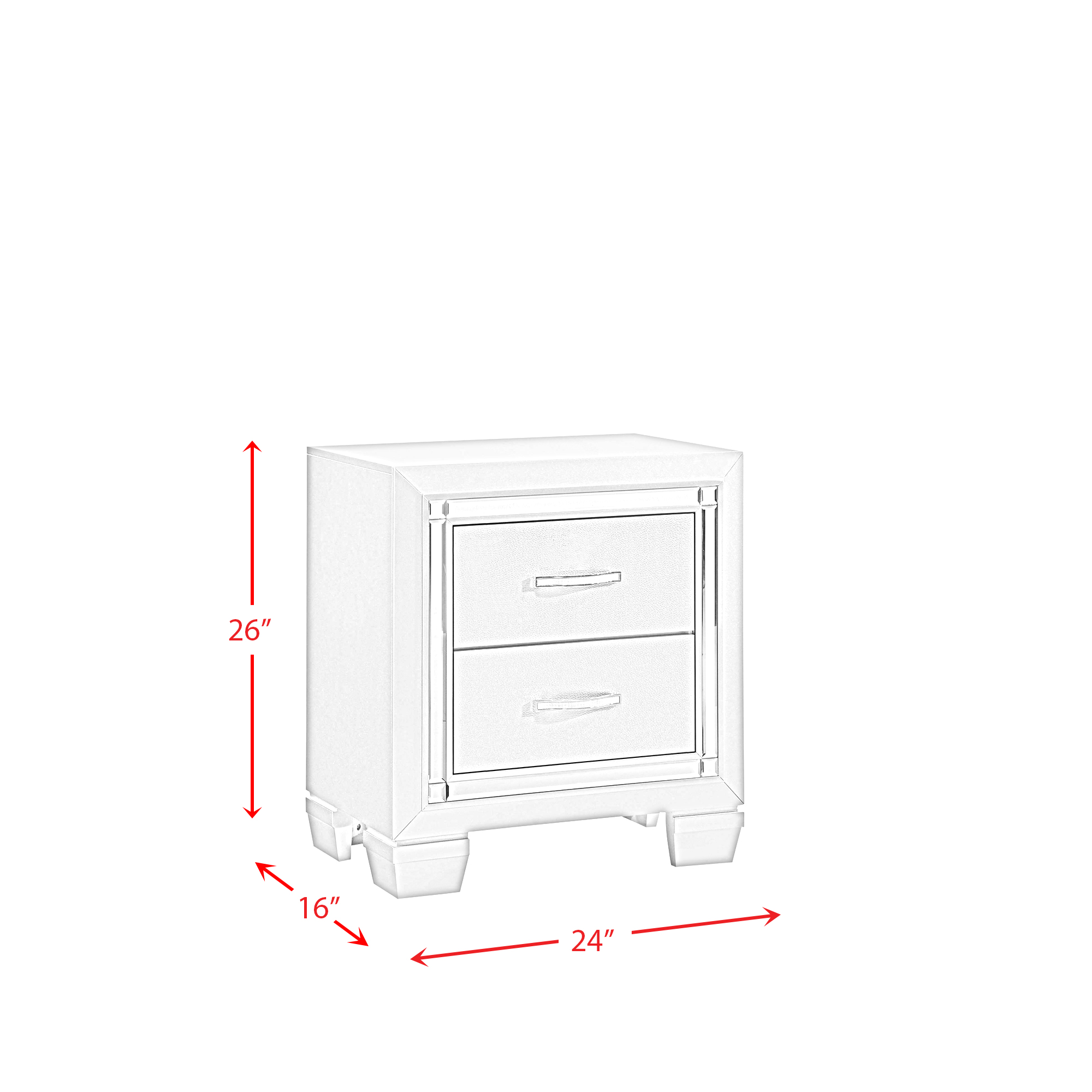 Model: LT111NS | Elements Platinum Youth Nightstand