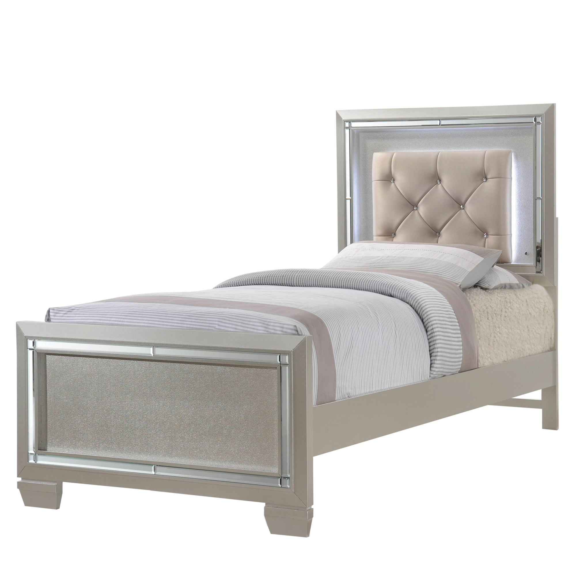 Elements PLATINUM YOUTH TWIN PLATFORM 3PC BEDROOM SET