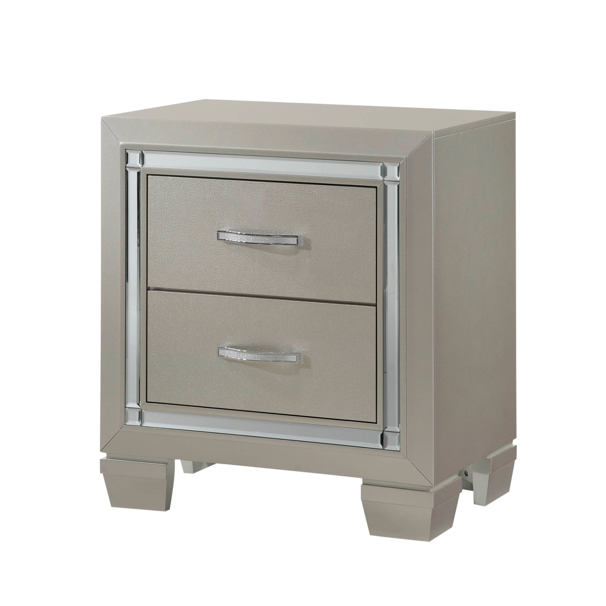 Model: LT111TB6PC | Elements PLATINUM YOUTH TWIN PLATFORM 6PC BEDROOM SET