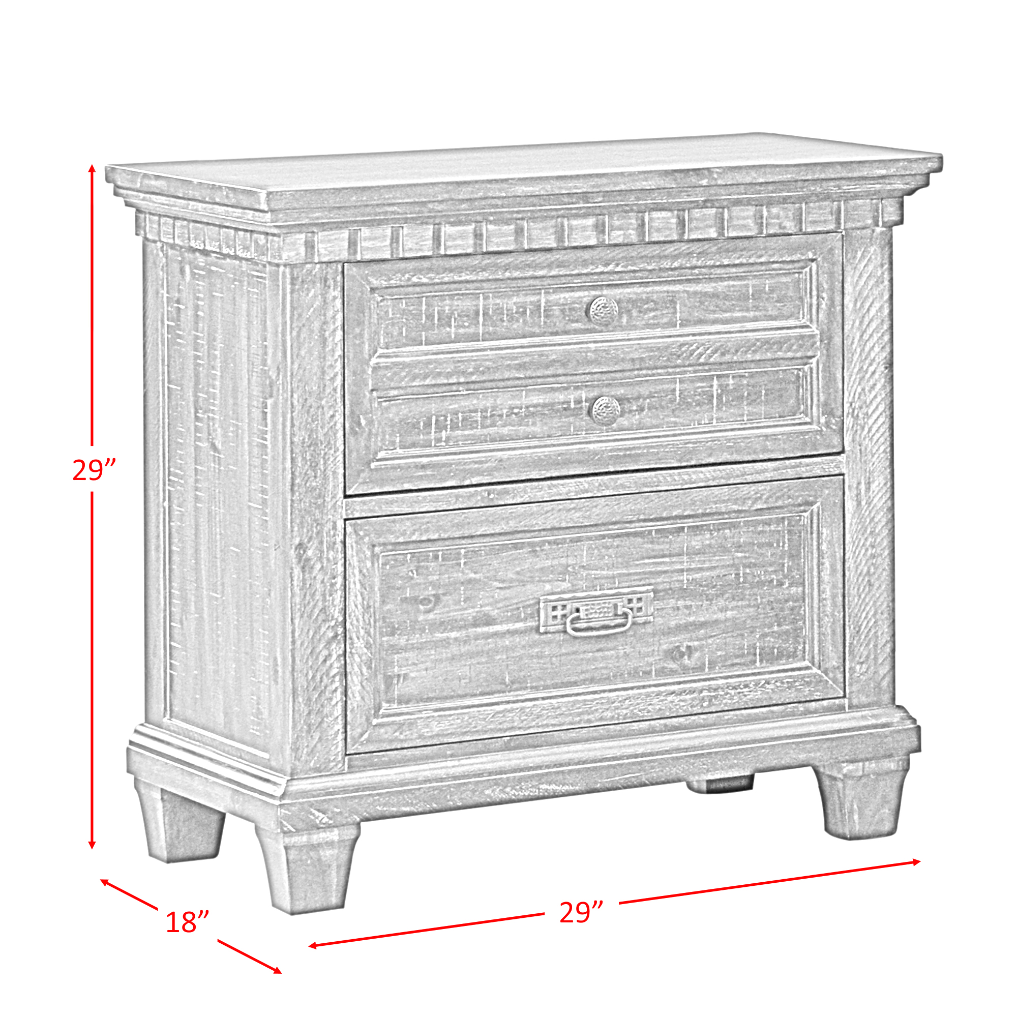 Model: MO6005KB | Elements MORRISON KING PANEL 5PC BEDROOM SET