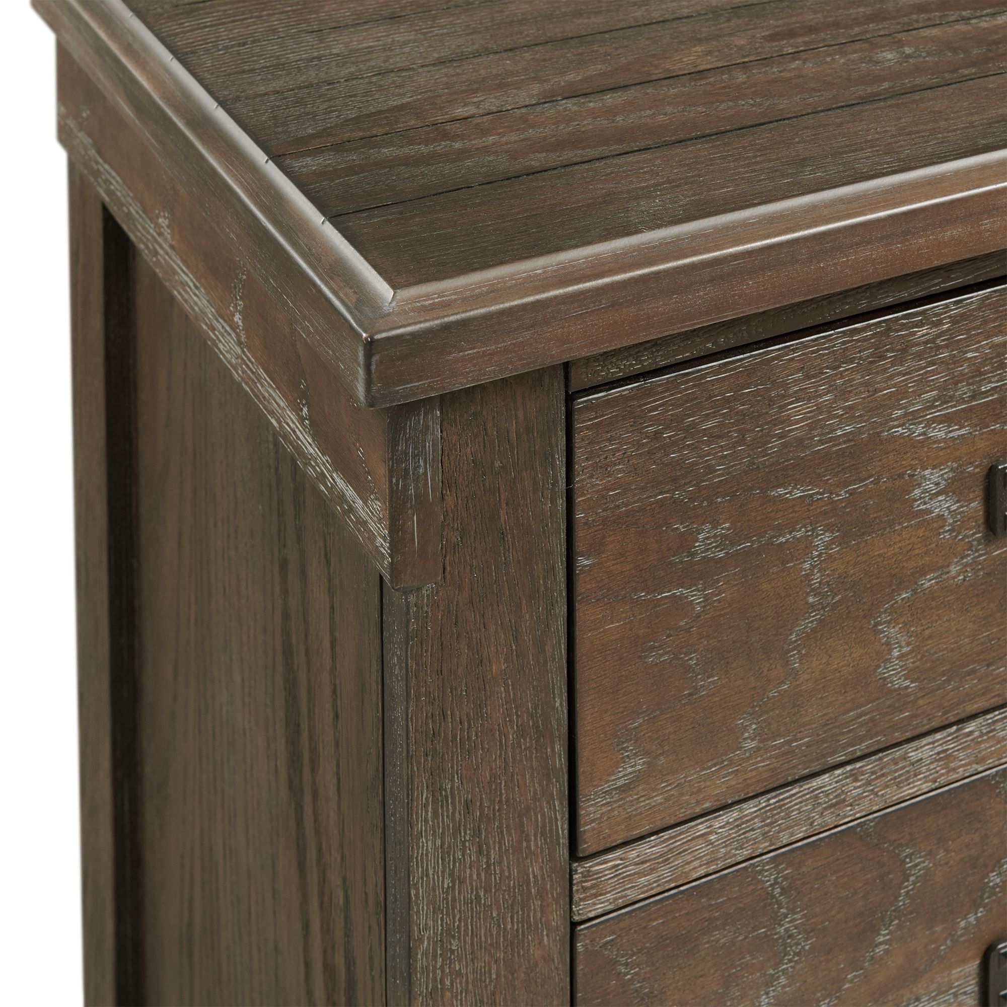 Model: SC300NS | Elements Scott Nightstand W/USB Dark Finish