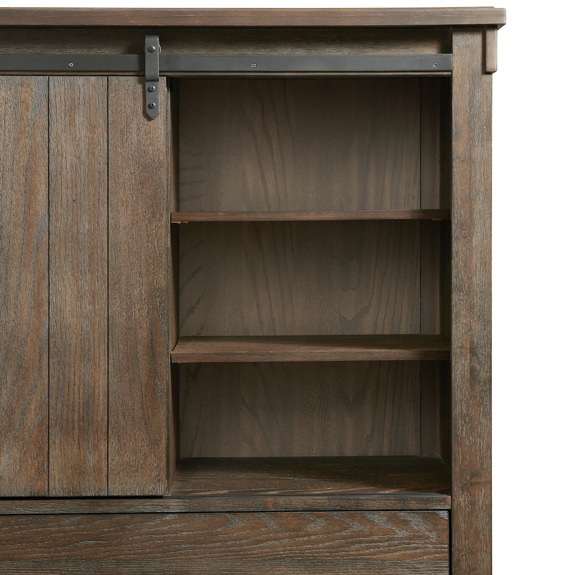 Model: SC370QB6PC | Elements Scott Queen Platform Storage 6PC Bedroom Set