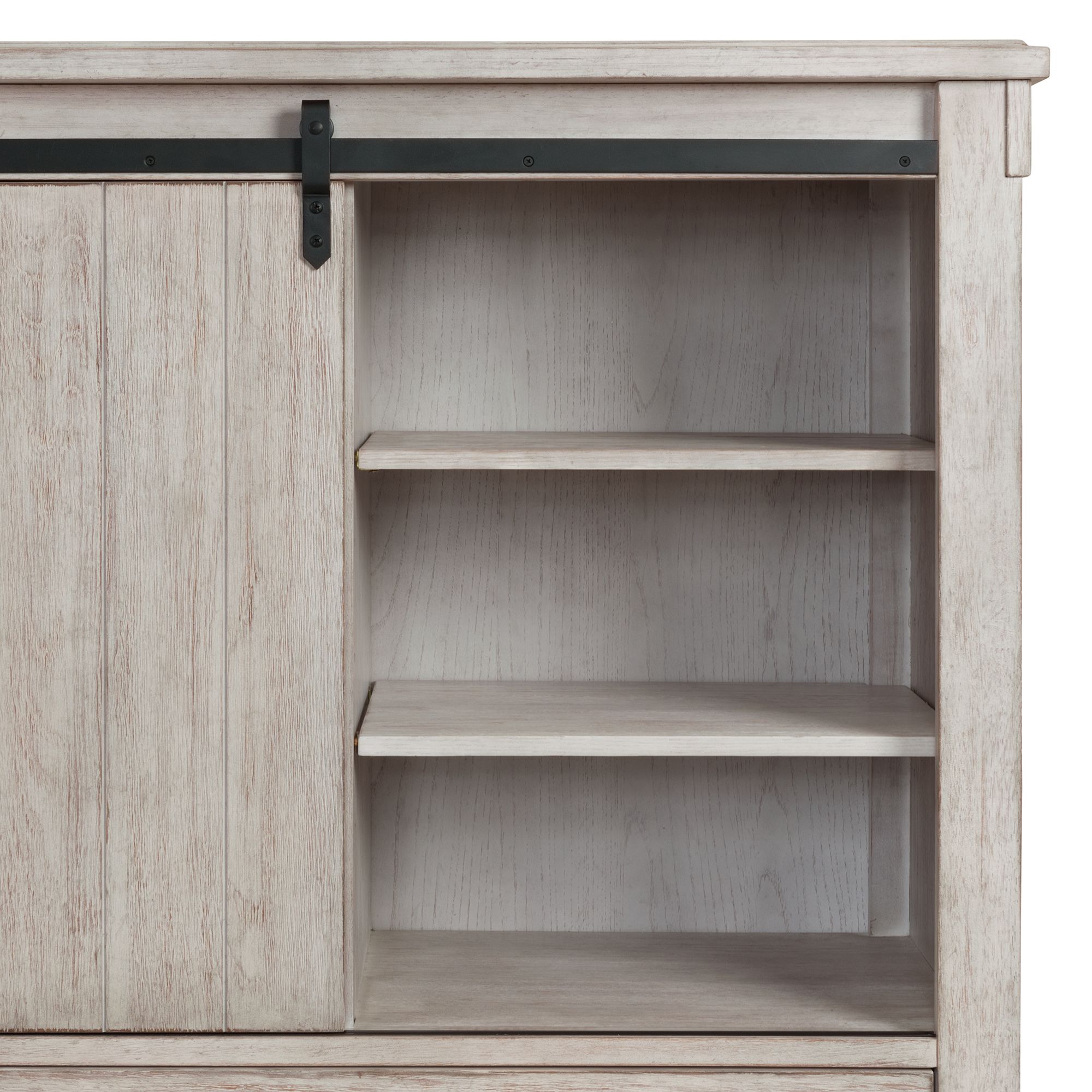 Model: SC670KB5PC | Elements Scott King Platform Storage 5PC Bedroom Set