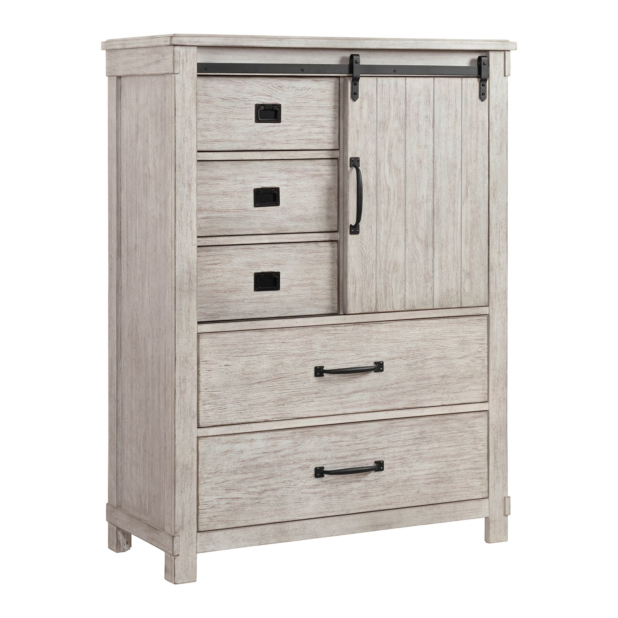 Model: SC670QB3PC | Elements Scott Queen Platform Storage 3PC Bedroom Set
