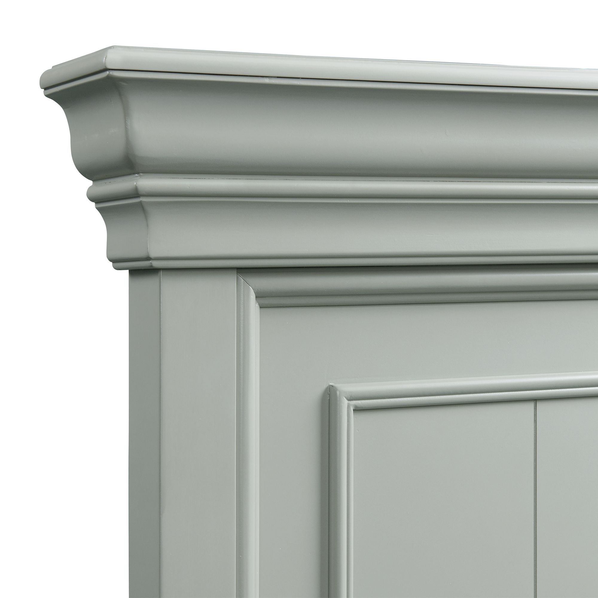 Model: SR350KB5PC | Elements Slater King Platform Storage 5PC Bedroom Set in Grey