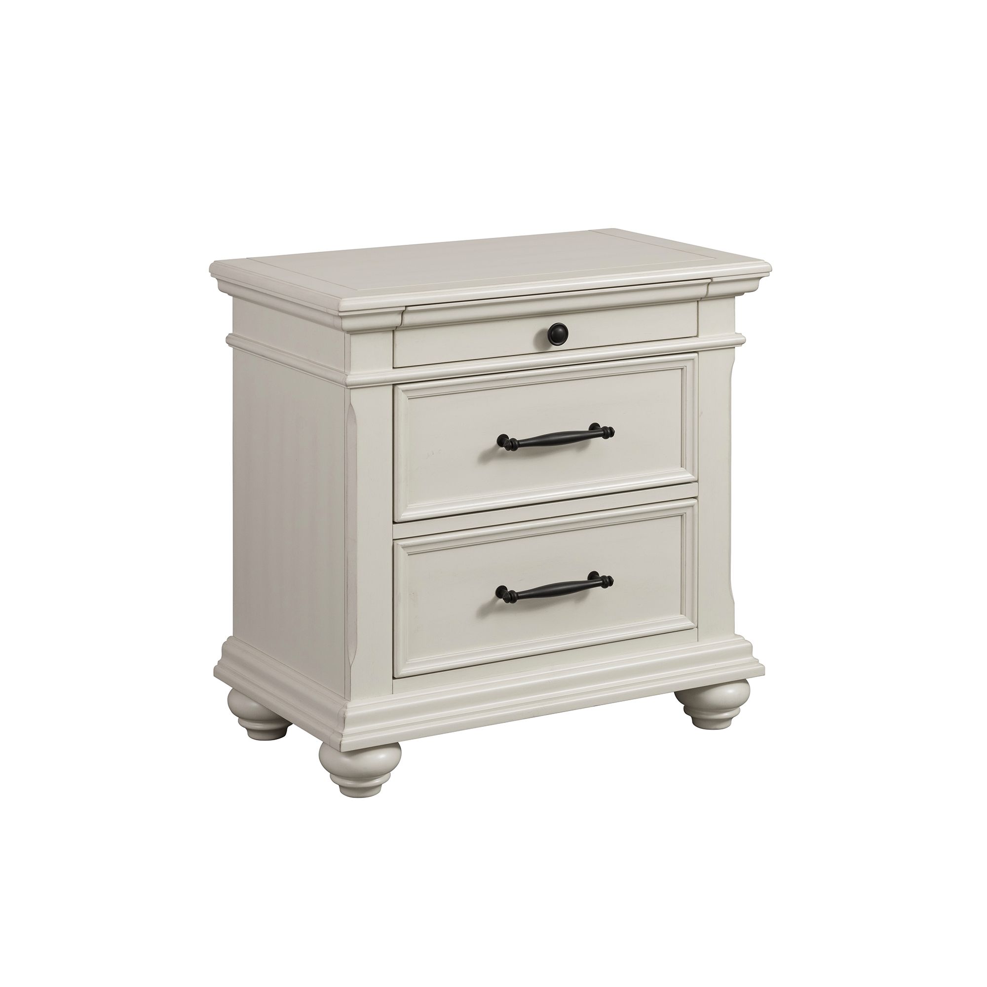 Model: SR650KB3PC | Elements Slater King Platform Storage 3PC Bedroom Set
