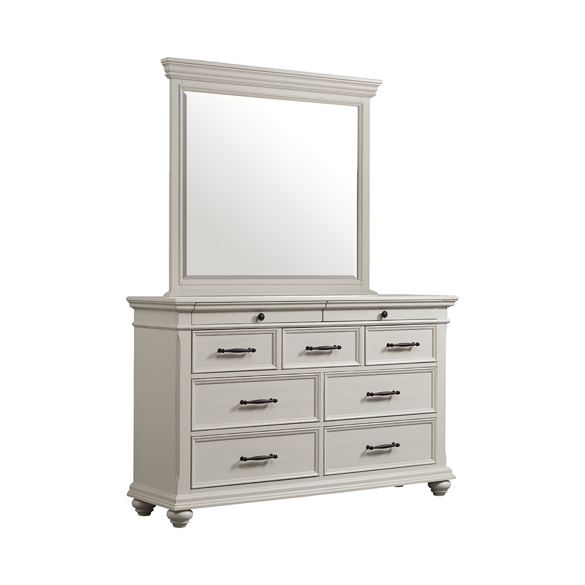 Model: SR650QB5PC | Elements Slater Queen Platform Storage 5PC Bedroom Set