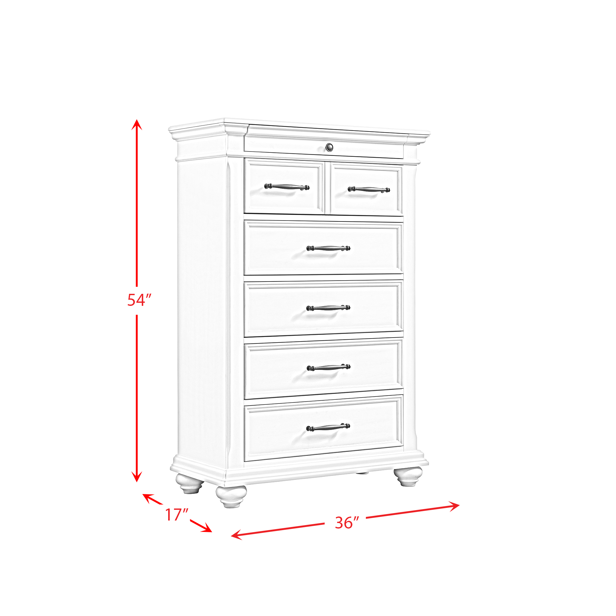 Model: SR650QB5PC | Elements Slater Queen Platform Storage 5PC Bedroom Set