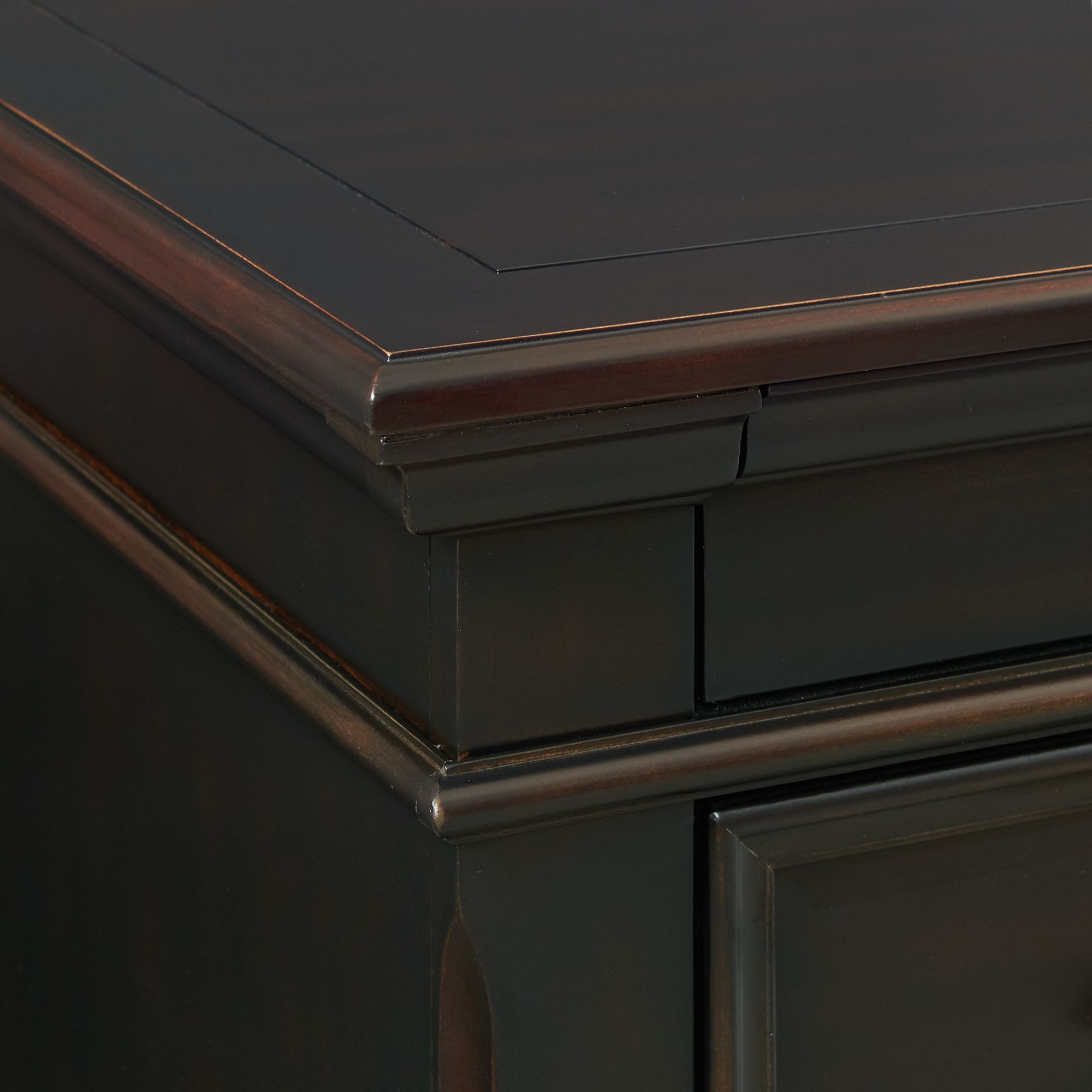Model: SR850KB3PC | Elements Slater King Platform Storage 3PC Bedroom Set Black