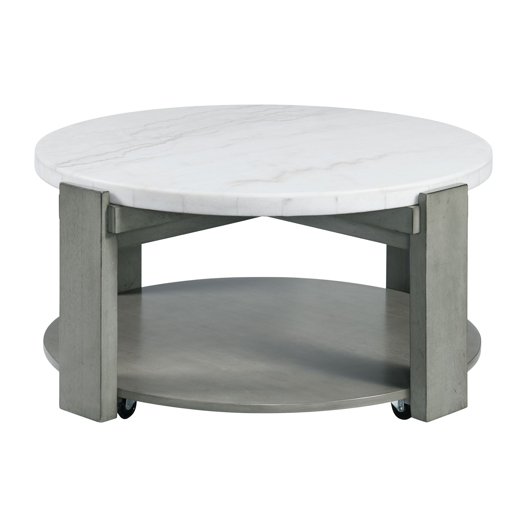 Model: T.17820.CT | Elements Rosamel Round Coffee Table in grey