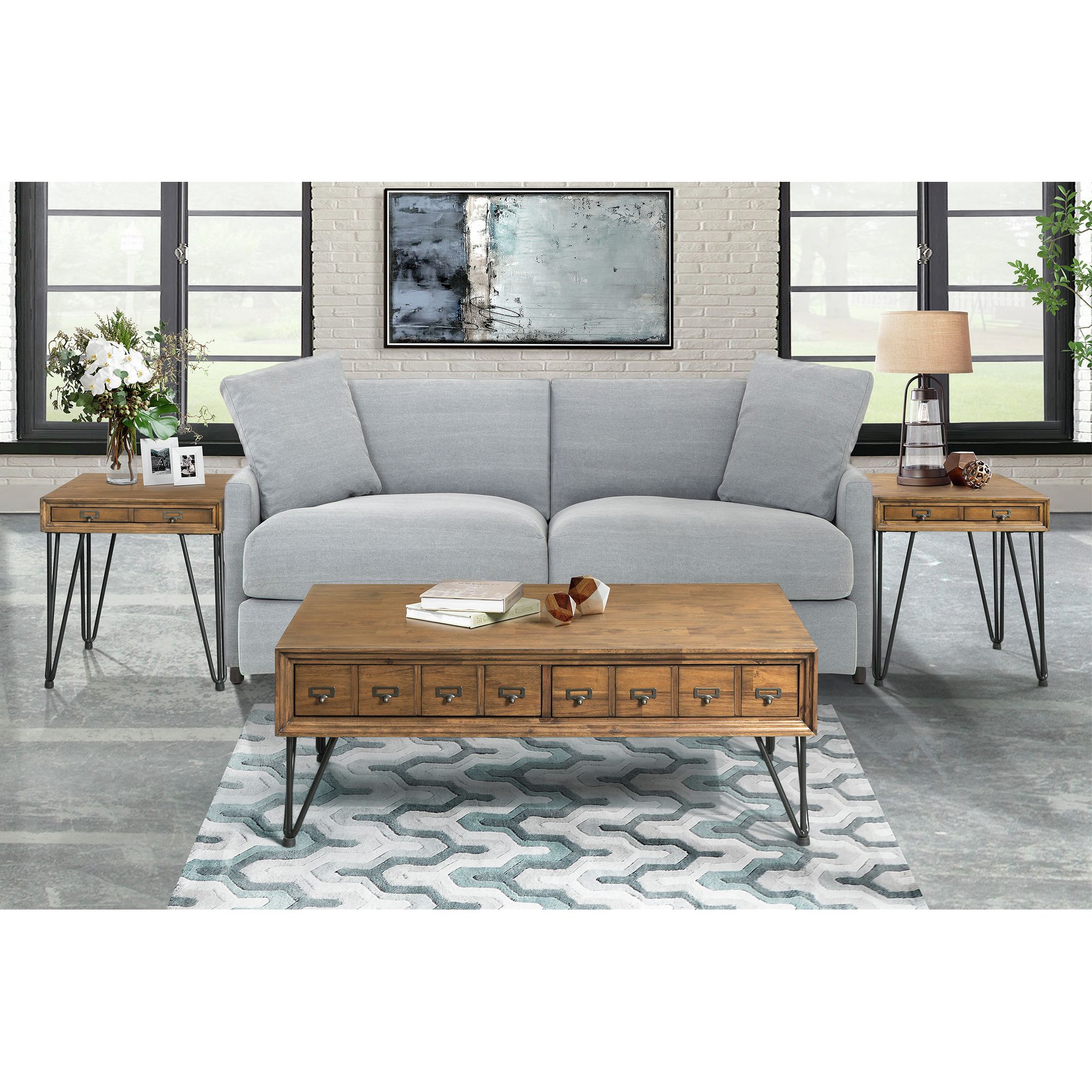 Model: TBN100ETTE | Elements Boone Occasional End Table w/Tray