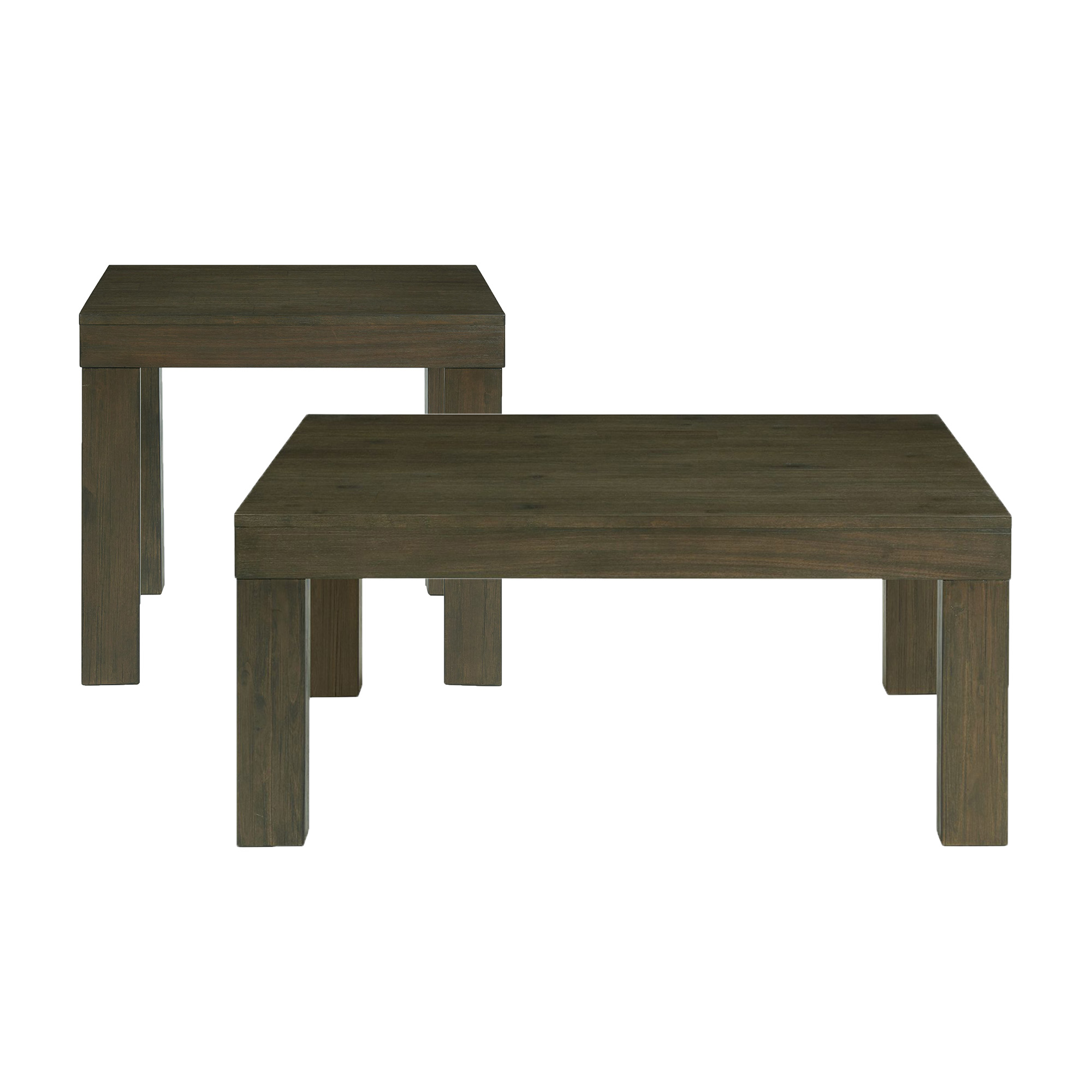 Elements Grady Square Occasional 2PC Set with Coffee & End Table
