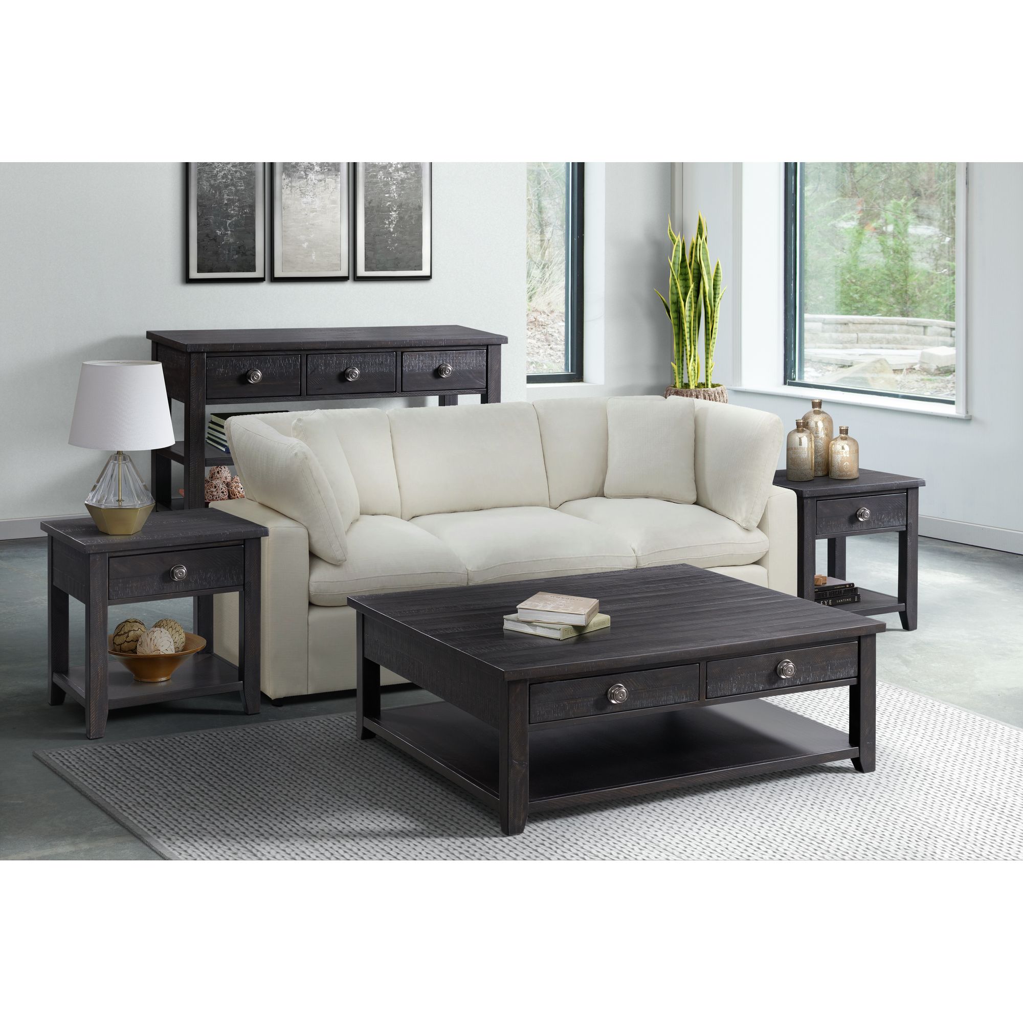 Model: TKN100CTP | Elements Kendyl Occasional Chairside Table w/Power