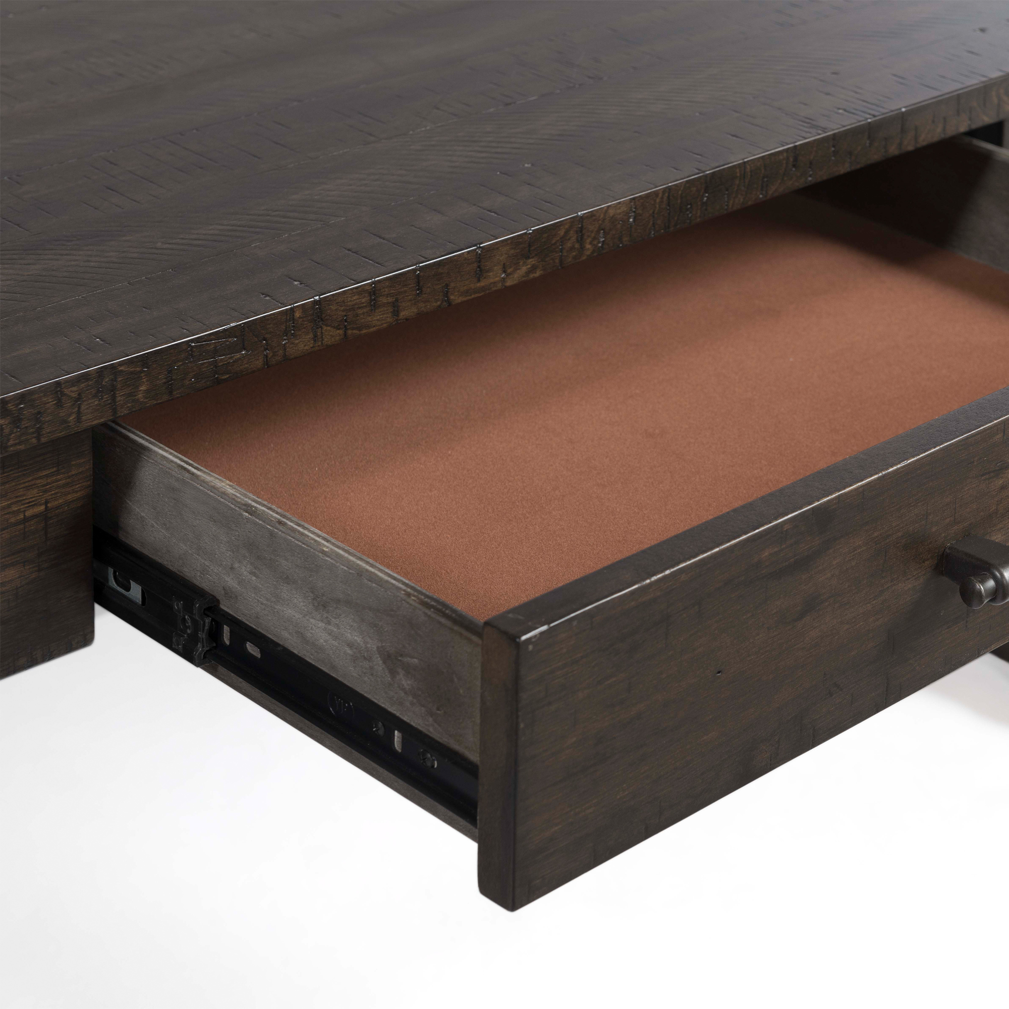 Model: TST100ST | Elements Stone Occasional Square Side Table With Pu Base