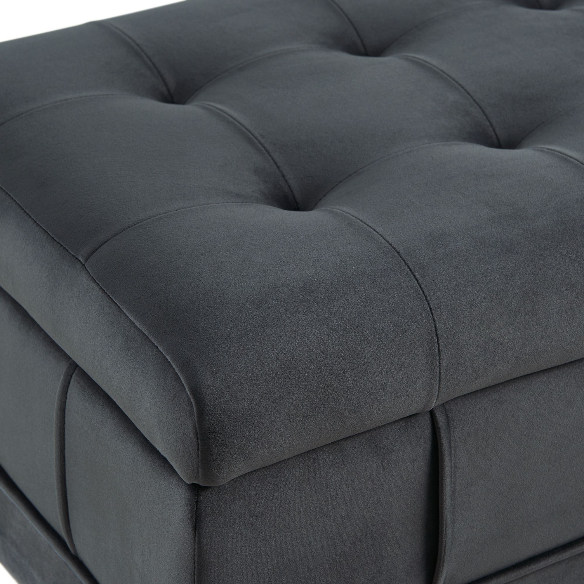 Model: UCB1819001WWE | Elements Crosby Bench Royale Gun Metal (ISTA 3)