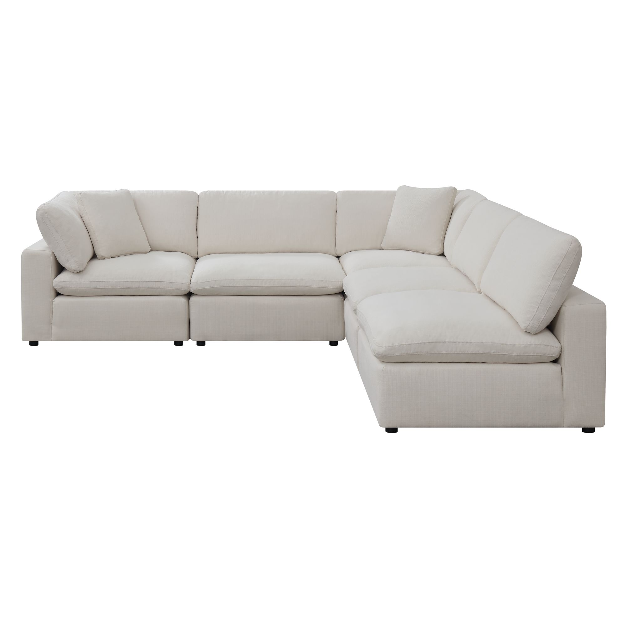 Model: UCL30555PC | Elements Cloud 9 Sectional 5PC Garrison Cotton