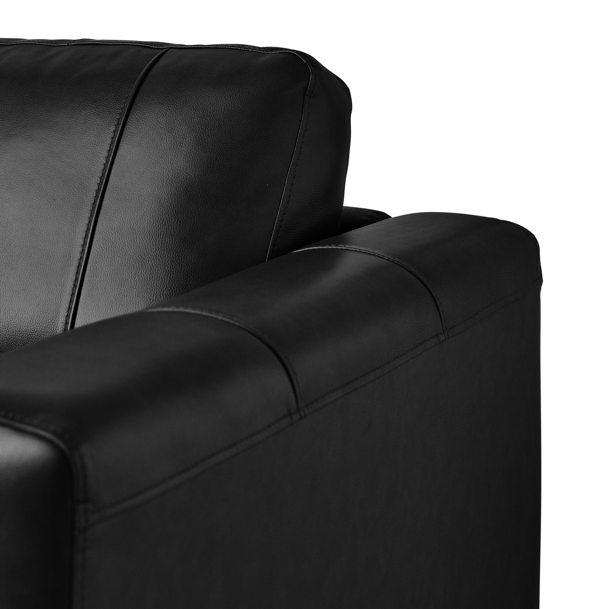 Model: UHT3780300 | Elements Hampton Sofa In Fiero Black (Top Grain/PVC)