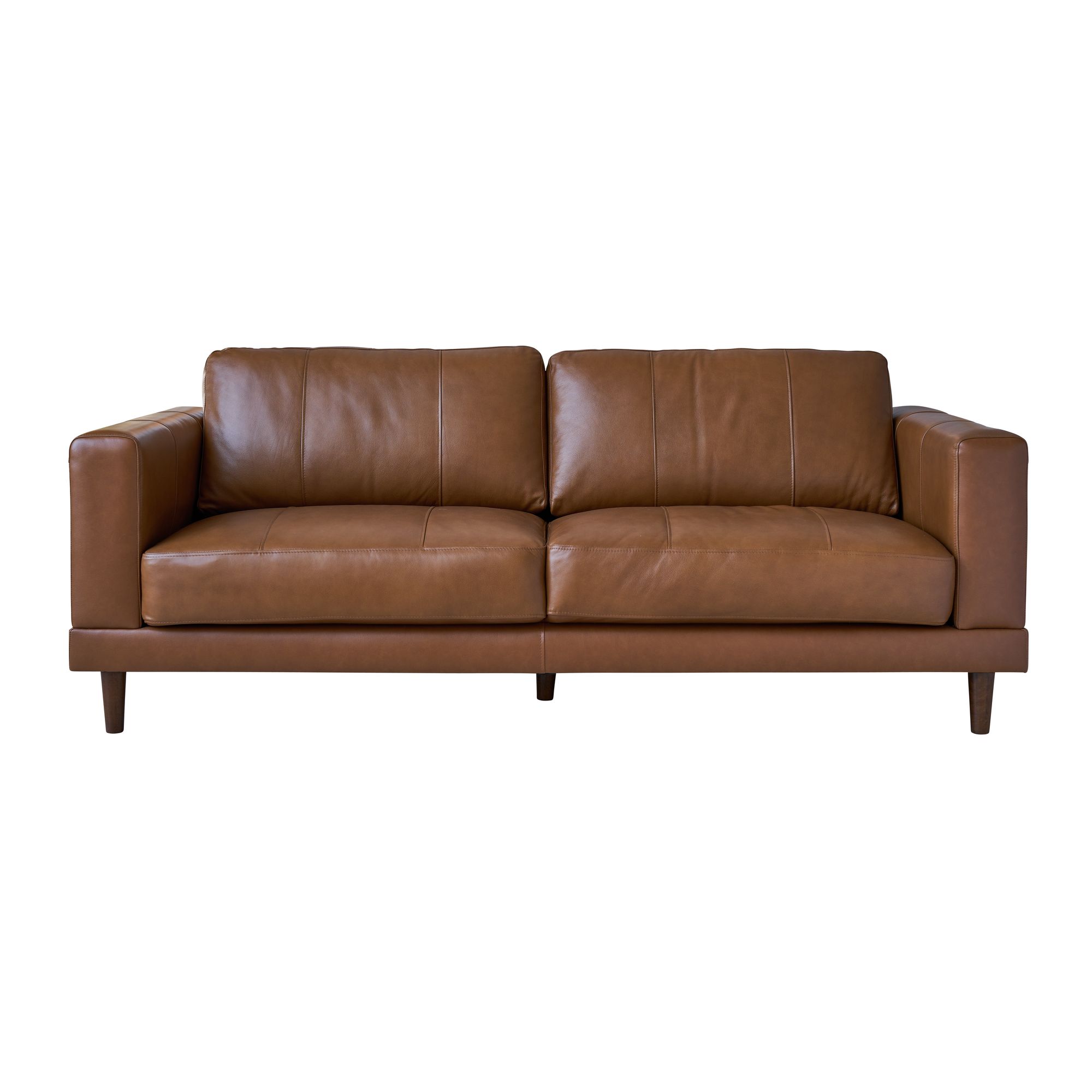 Model: UHT3783300 | Elements Hampton Sofa in Fiero Tan (Top Grain/PVC)