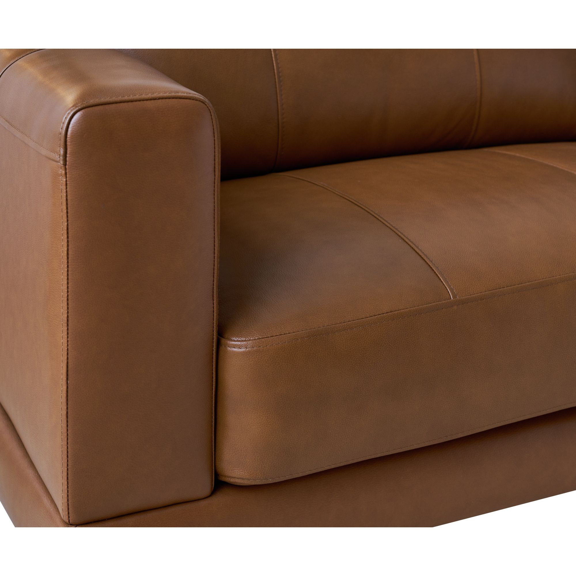 Model: UHT3783300 | Elements Hampton Sofa in Fiero Tan (Top Grain/PVC)