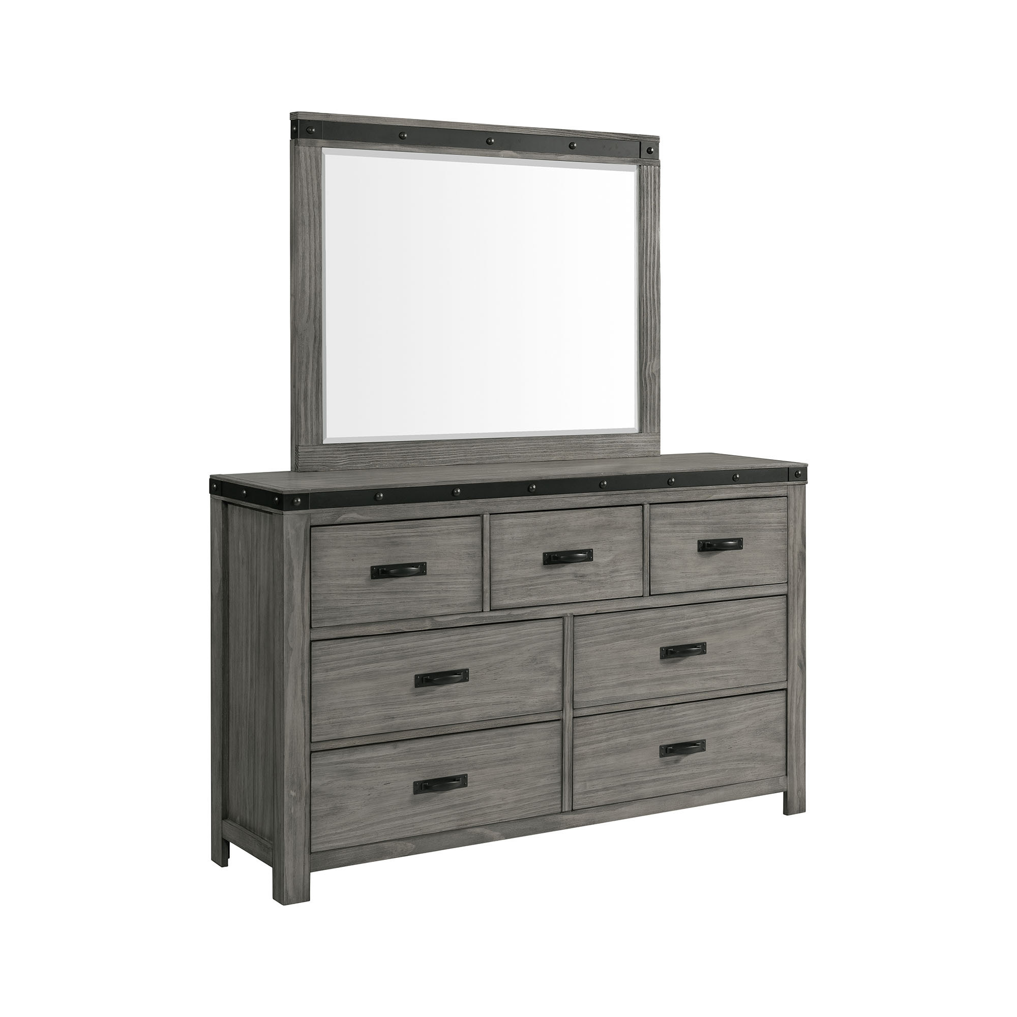 Elements Wade 7-Drawer Dresser & Mirror Set