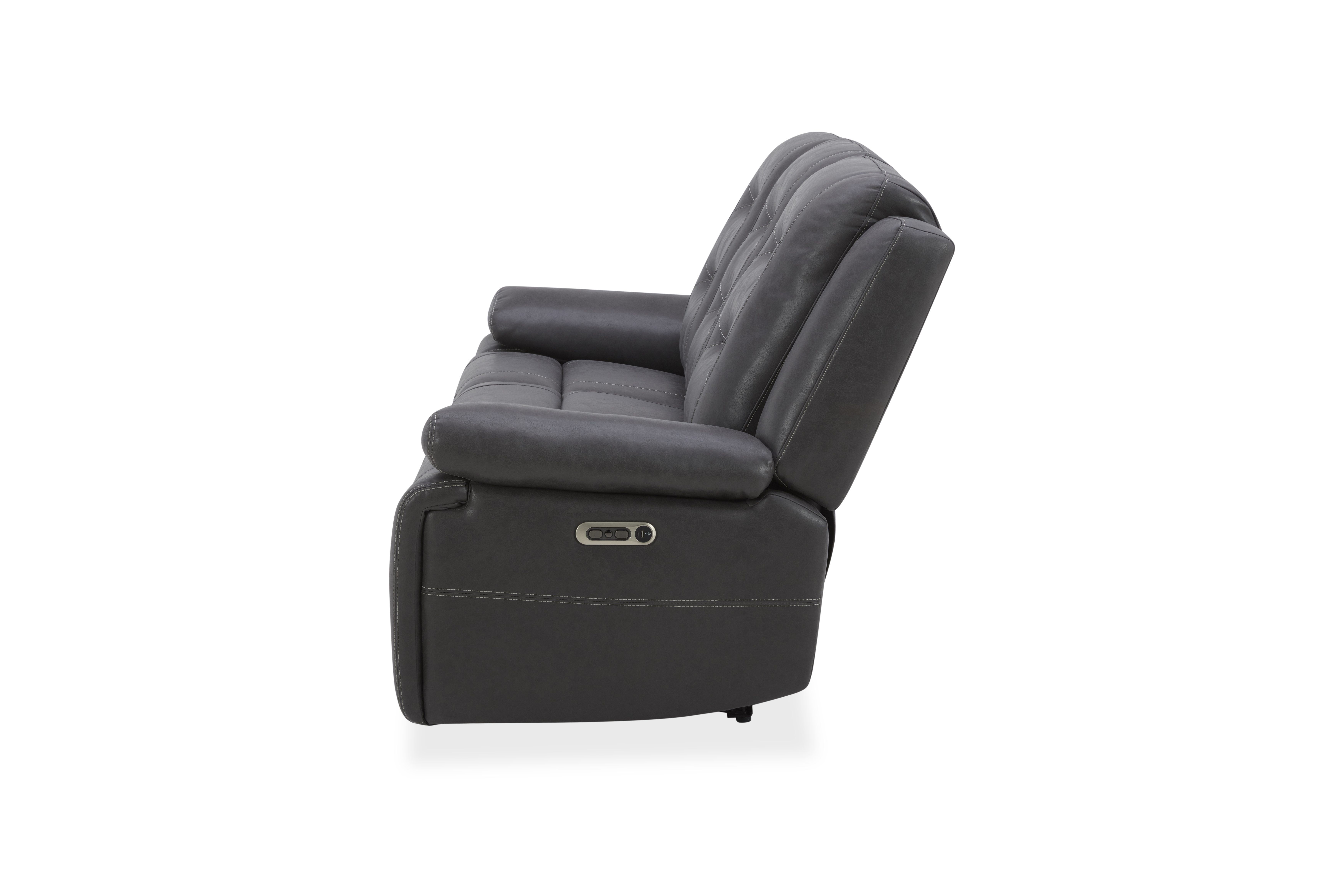 Model: MCAL-321PH-TACH | Parker House Caldwell - Tahoe Charcoal Power Reclining Sofa Loveseat and Recliner