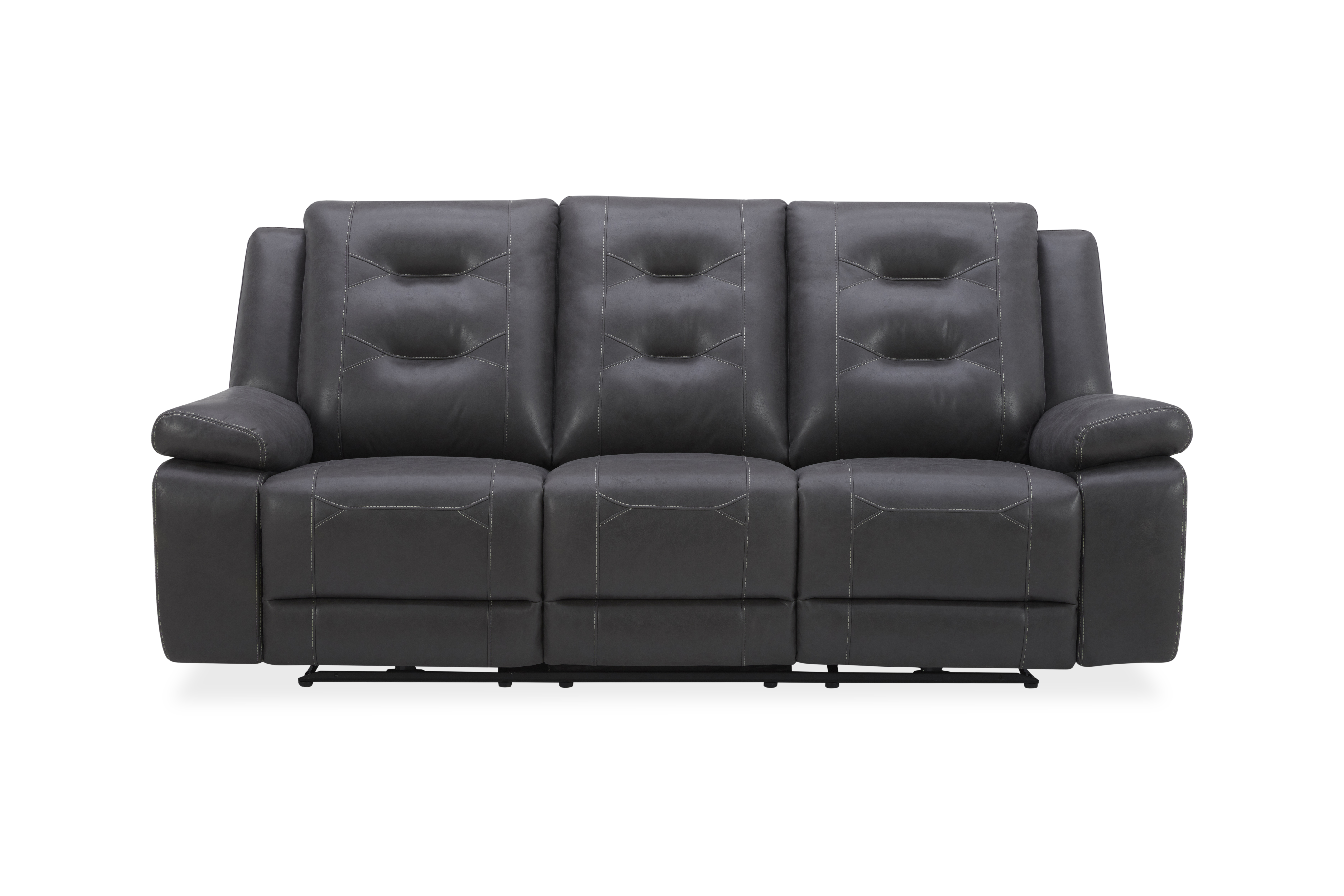 Model: MCAL-321PH-TACH | Parker House Caldwell - Tahoe Charcoal Power Reclining Sofa Loveseat and Recliner