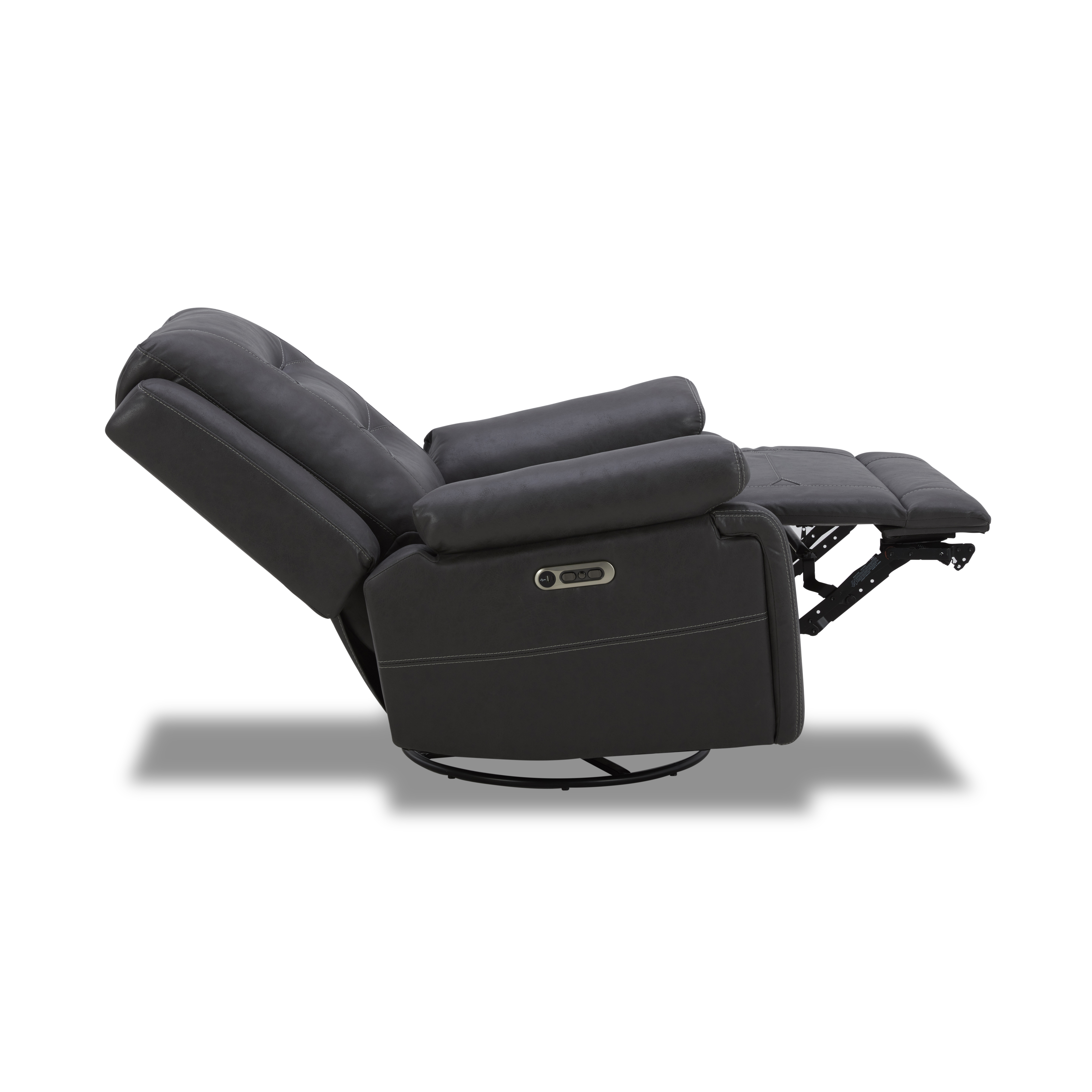 Model: MCAL-321PH-TACH | Parker House Caldwell - Tahoe Charcoal Power Reclining Sofa Loveseat and Recliner