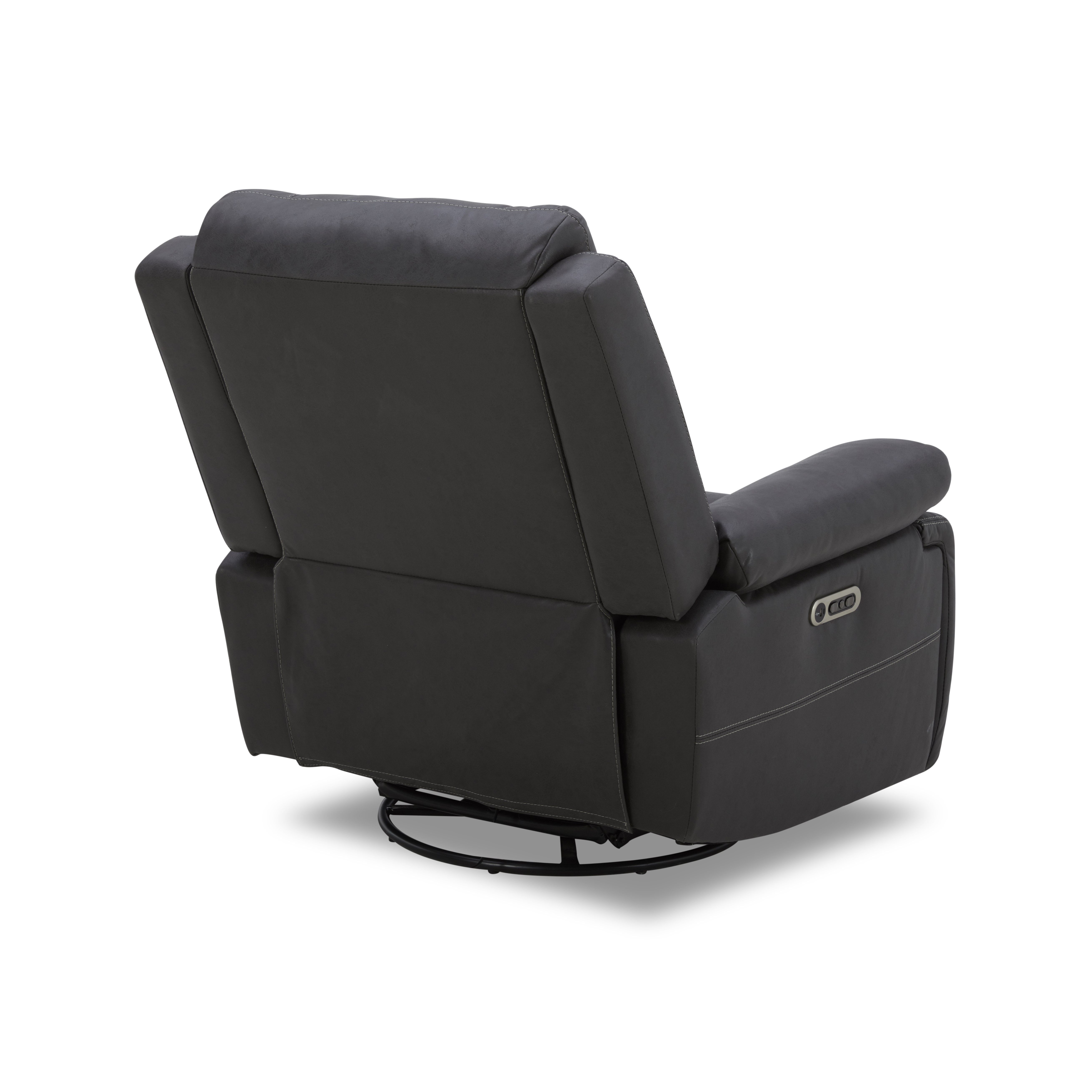 Model: MCAL-321PH-TACH | Parker House Caldwell - Tahoe Charcoal Power Reclining Sofa Loveseat and Recliner