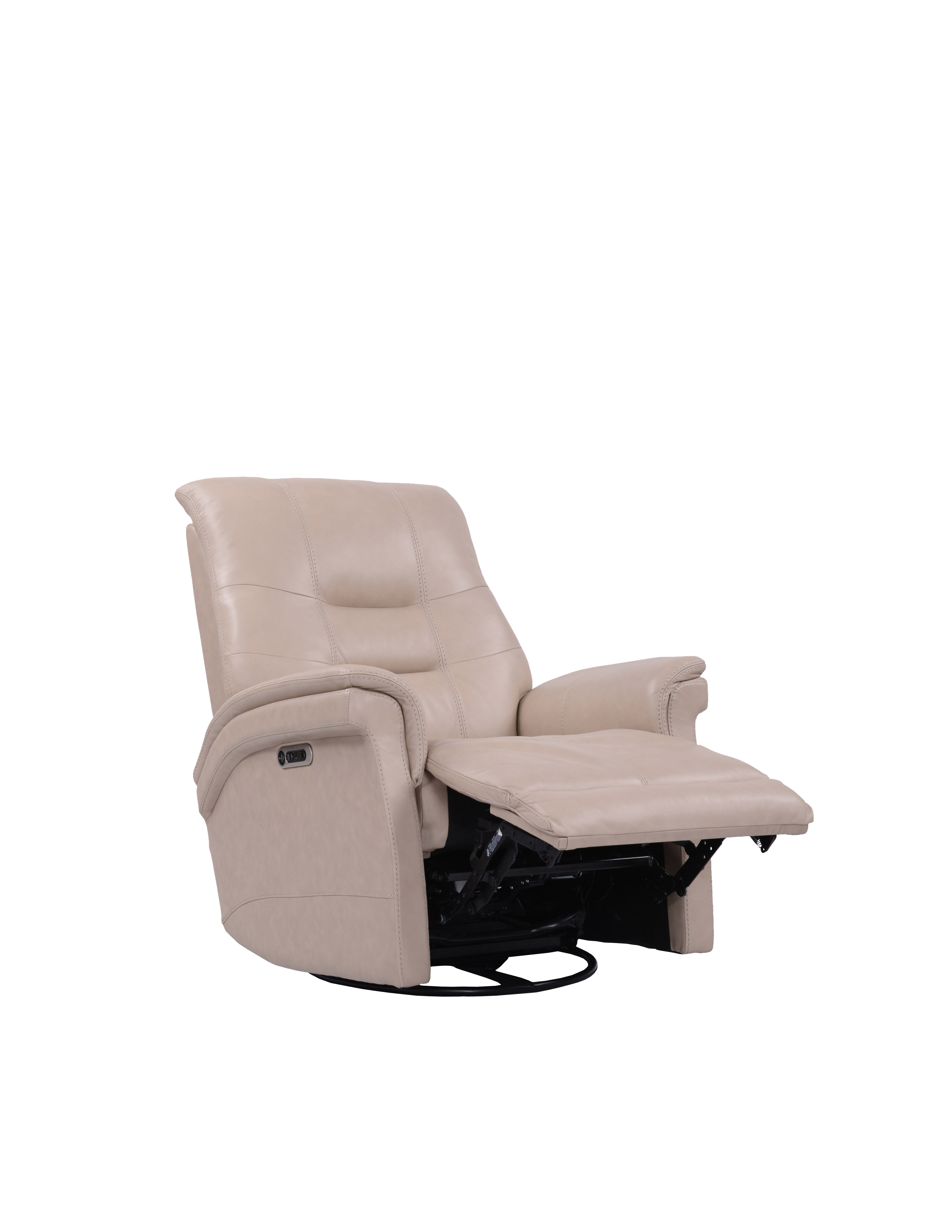 Model: MCAR#812GSPH-P25-VLI | Parker House Carnegie - Verona Linen - Powered By Freemotion Cordless Power Swivel Glider Recliner