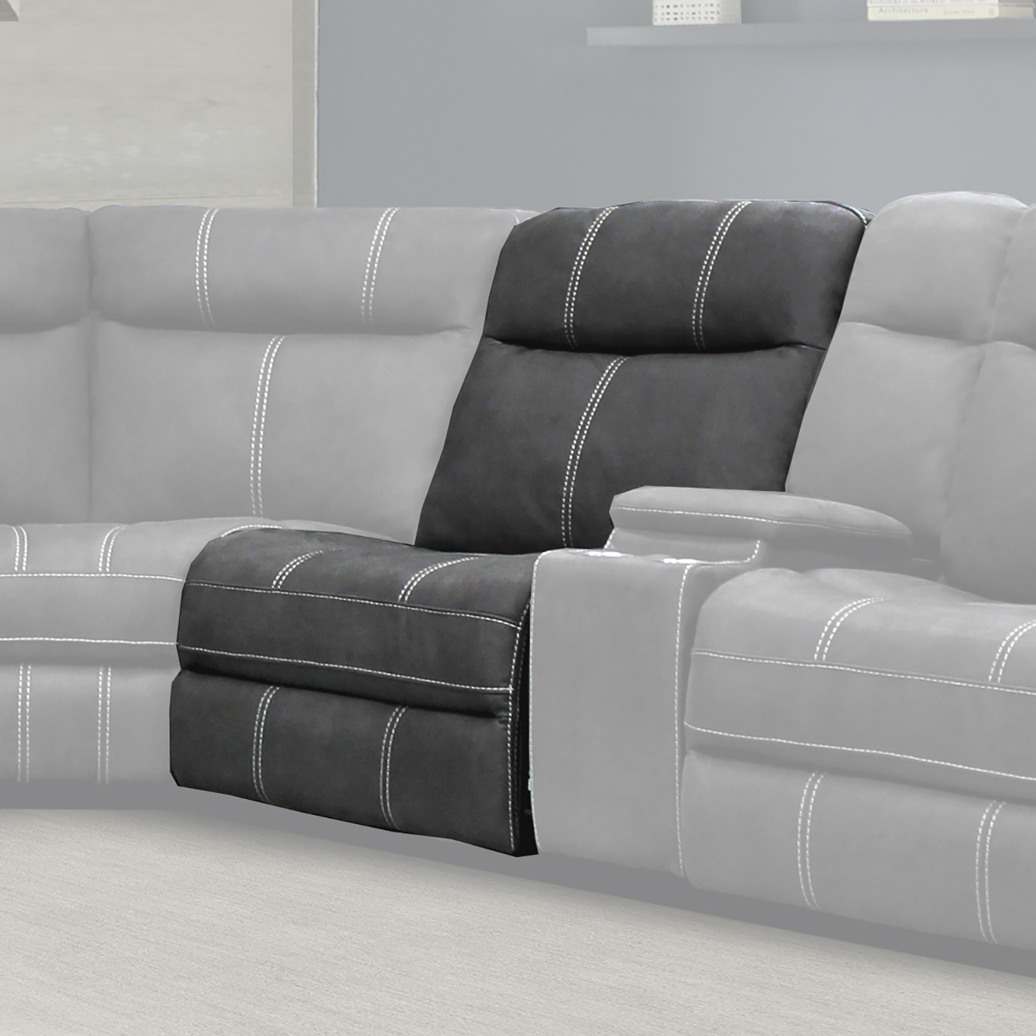 Parker House Mason - Charcoal Armless Recliner