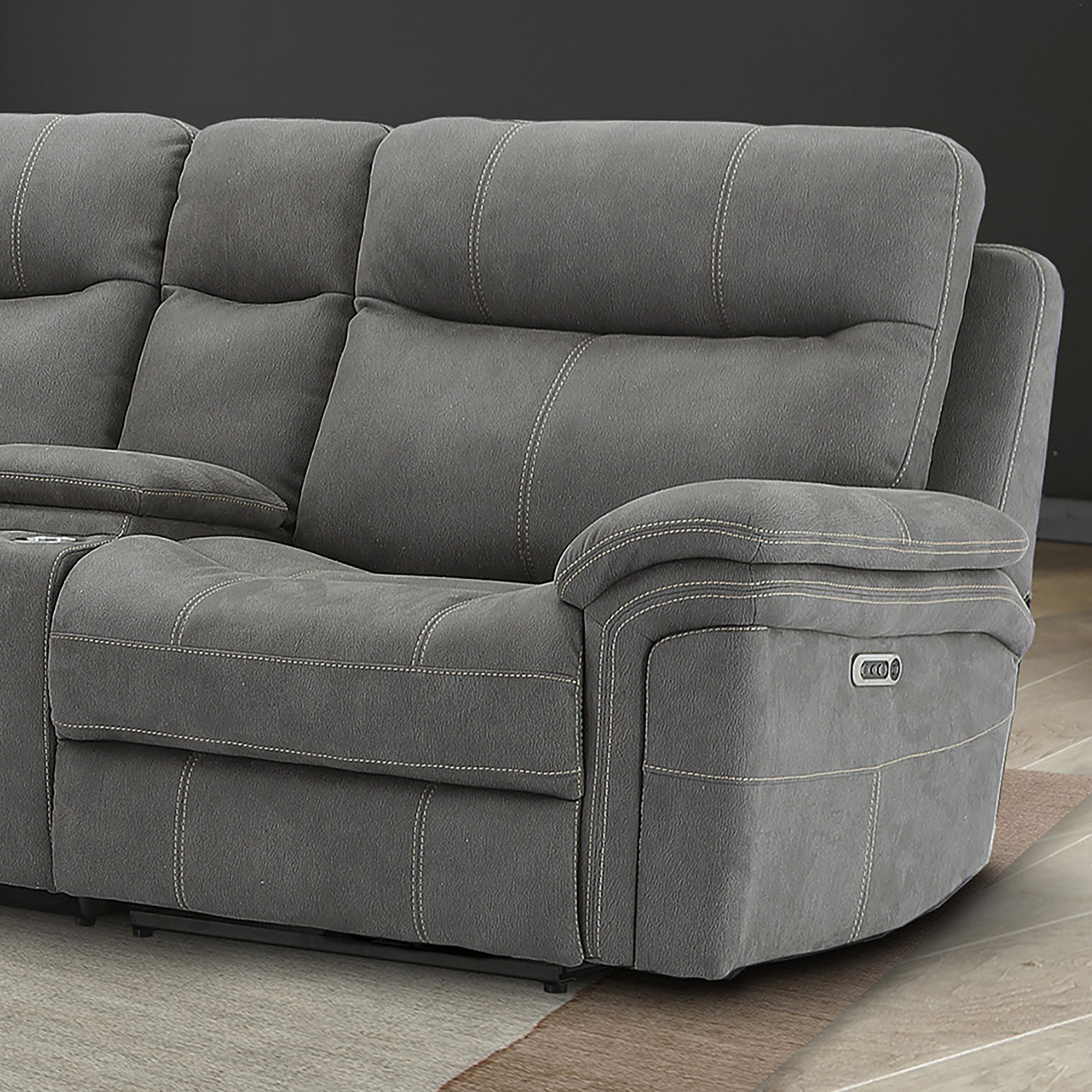 Parker House Mason - Carbon Power Right Arm Facing Recliner