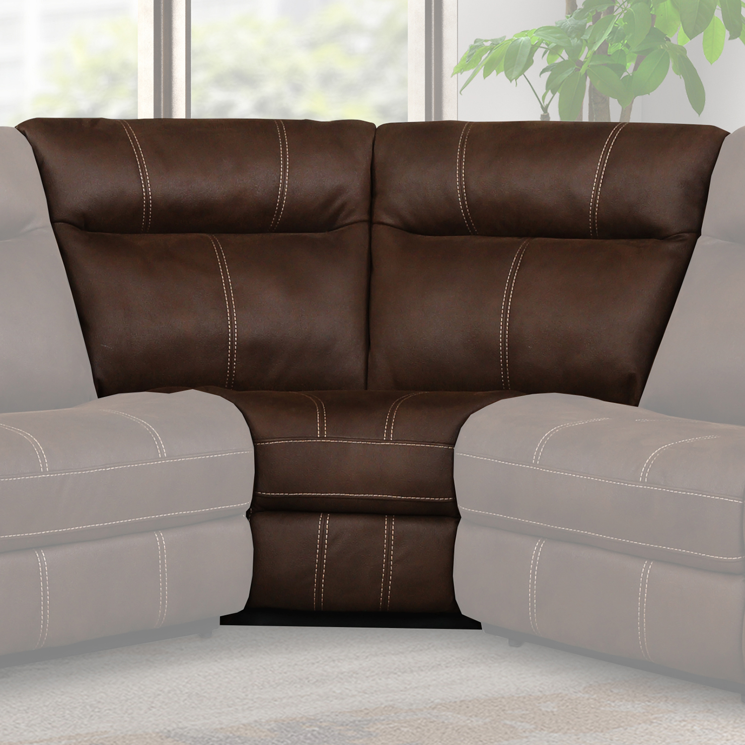 Parker House Mason - Dark Kahlua Corner Wedge