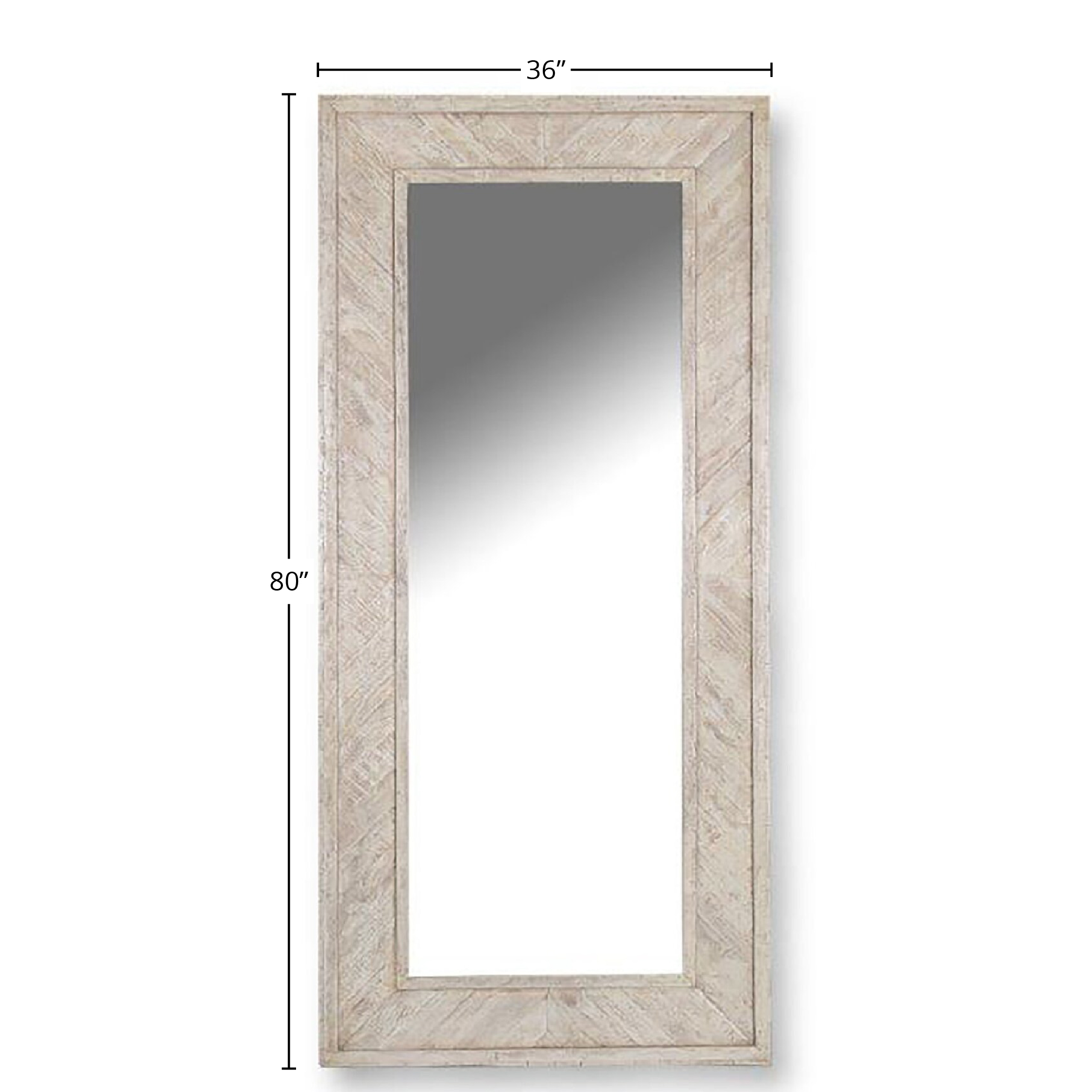 Model: MON#M3680 | Parker House Crossings Monaco Floor Mirror