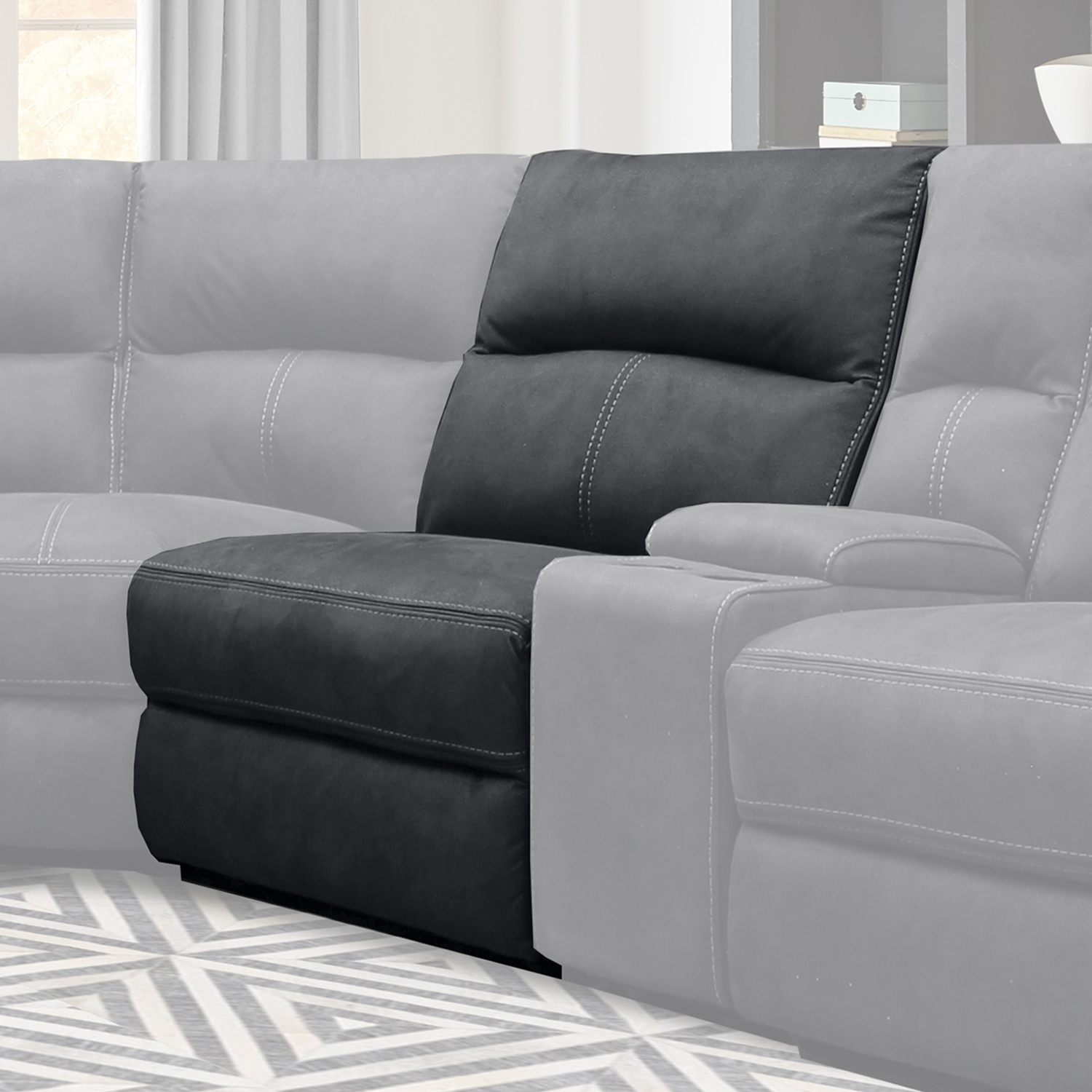 Parker House Polaris - Slate Armless Recliner