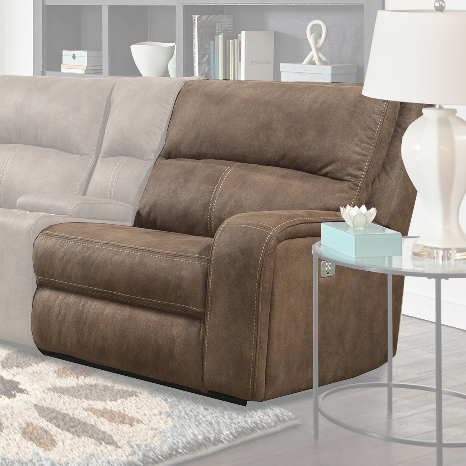 Parker House Polaris - Kahlua Power Right Arm Facing Recliner