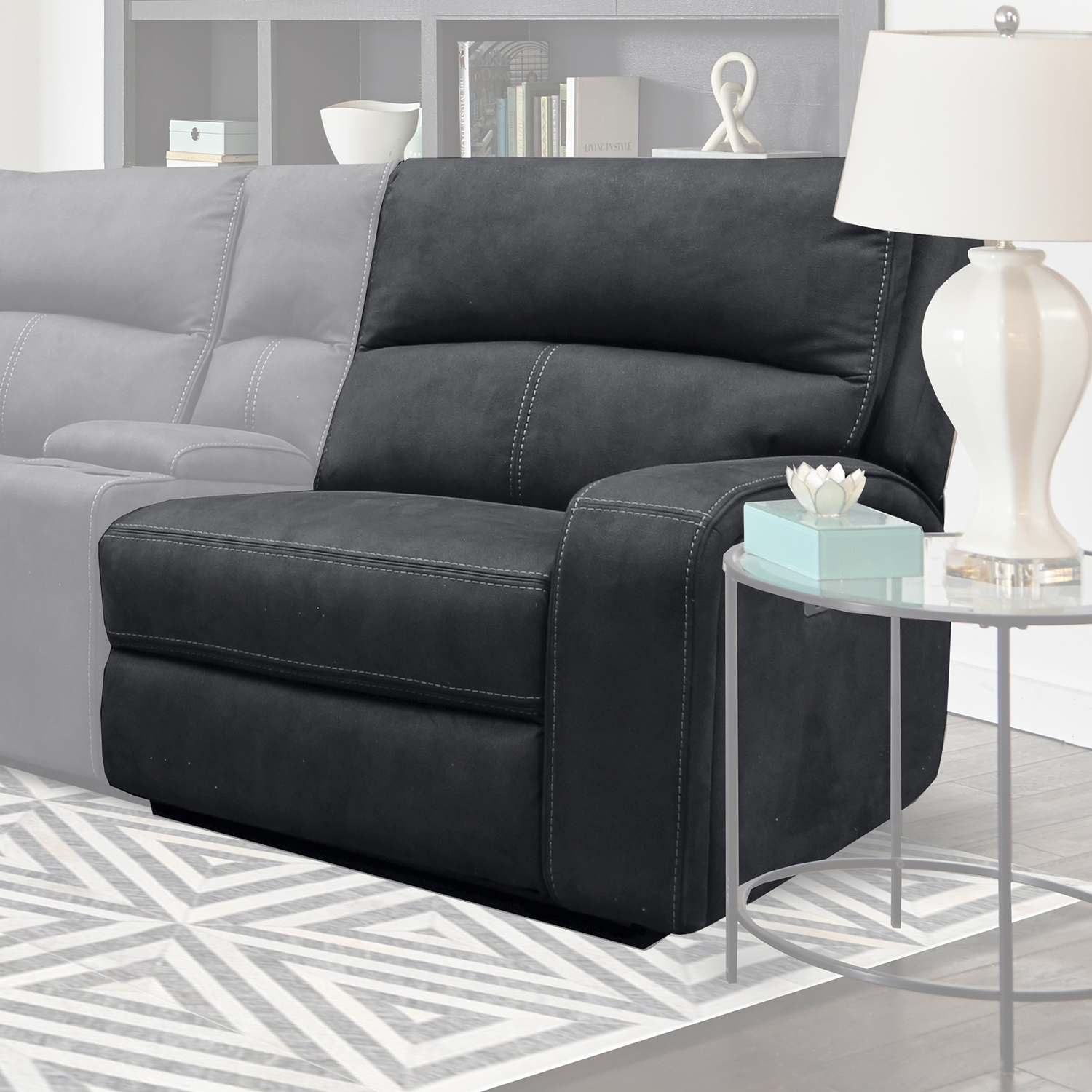Parker House Polaris - Slate Power Right Arm Facing Recliner