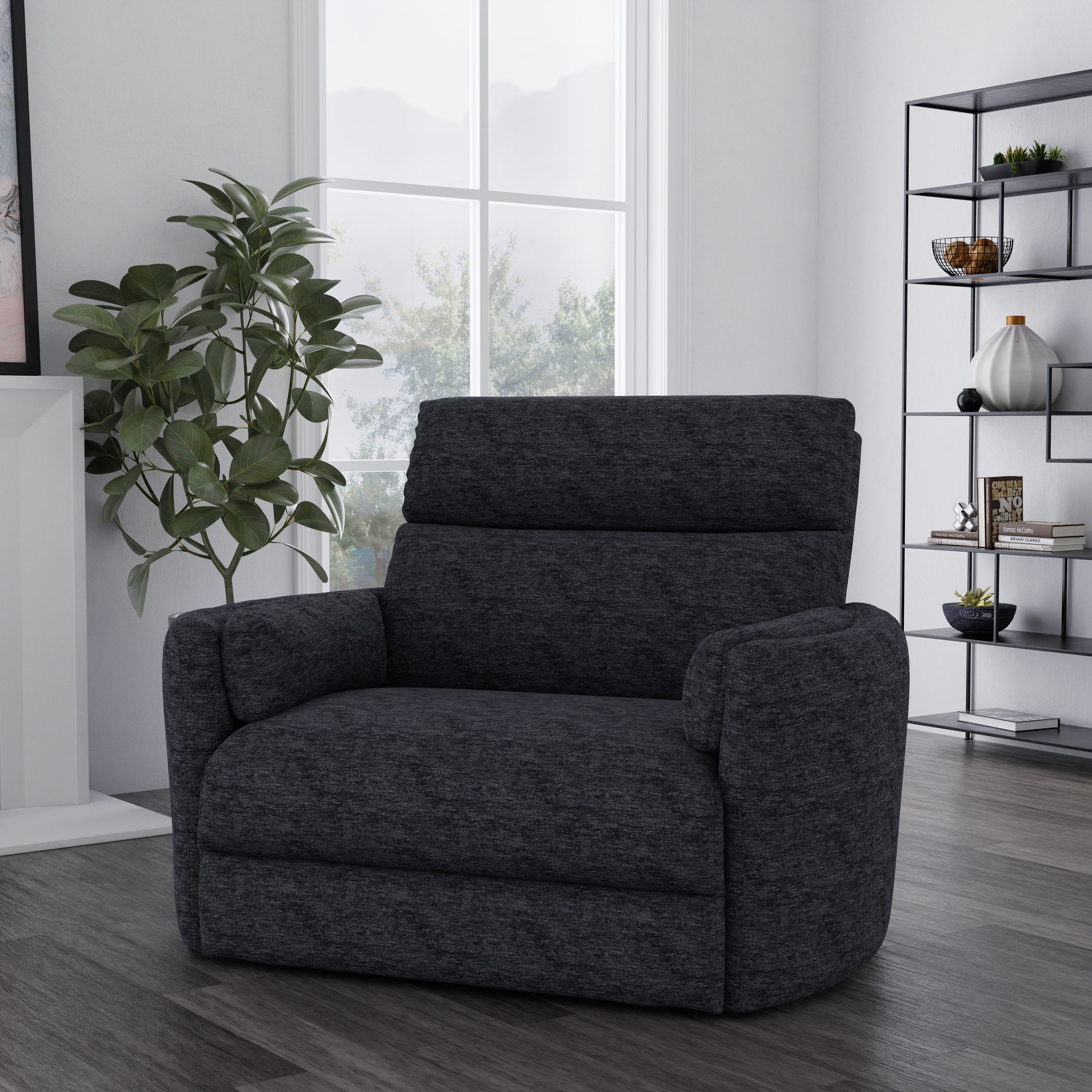 Model: MRAD#812GP-XL-MED | Parker House Radius Xl - Mediterranean Extra Wide Power Glider Recliner