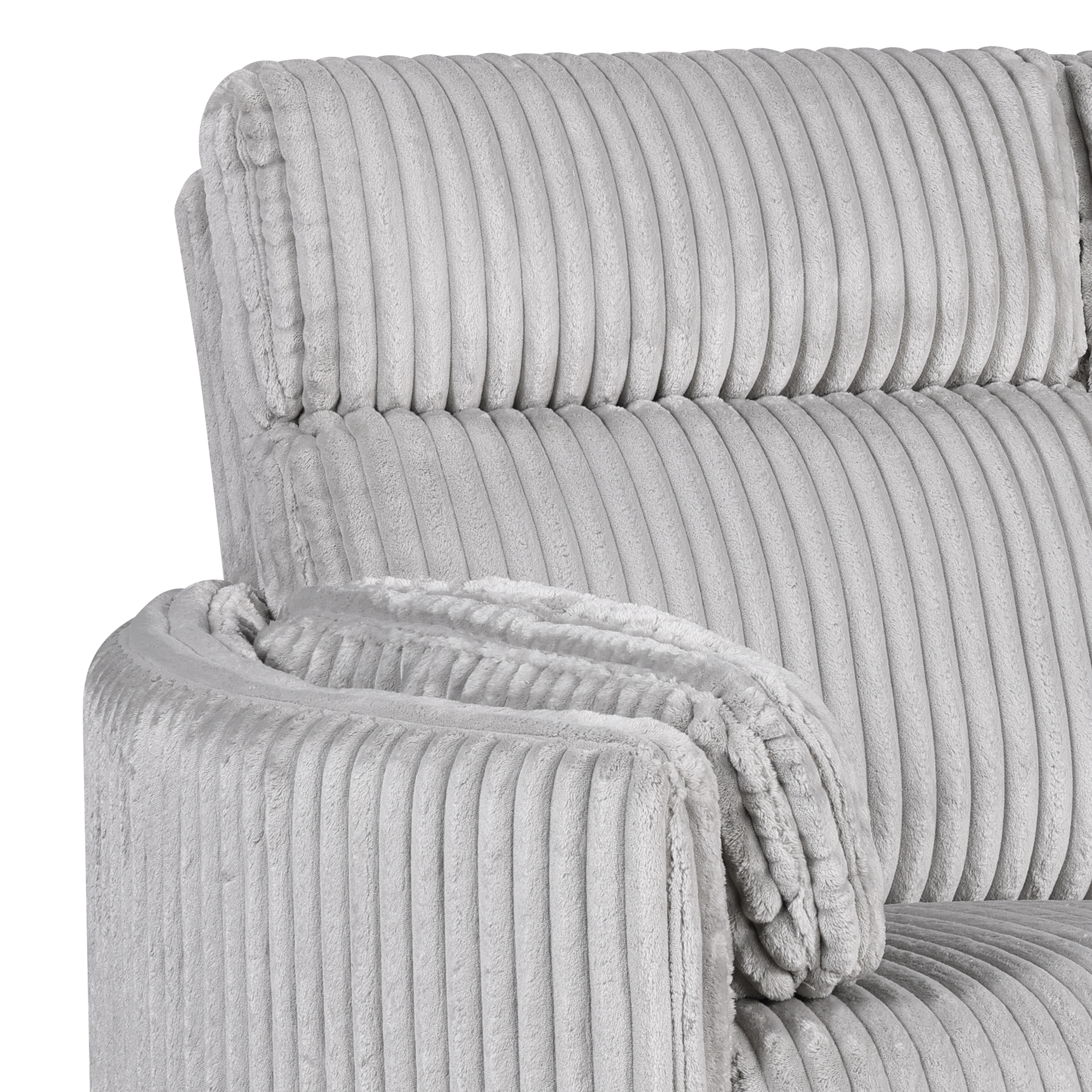 Model: MRAD#812GP-XL-MGGR | Parker House Radius Xl - Mega Grey Extra Wide Power Glider Recliner