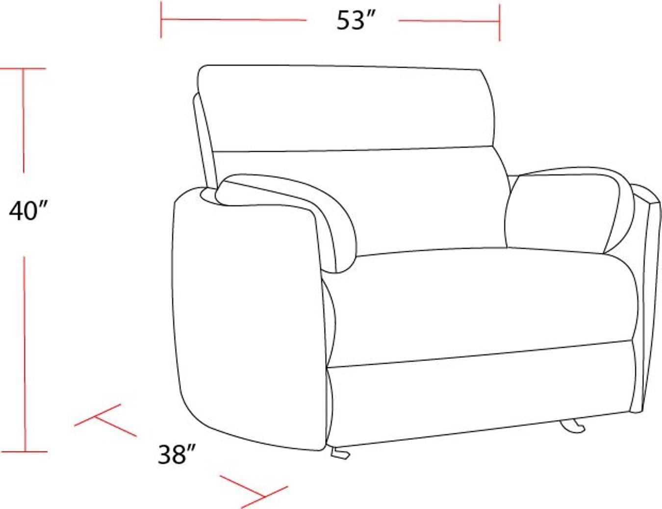 Model: MRAD#812GP-XL-MGGR | Parker House Radius Xl - Mega Grey Extra Wide Power Glider Recliner