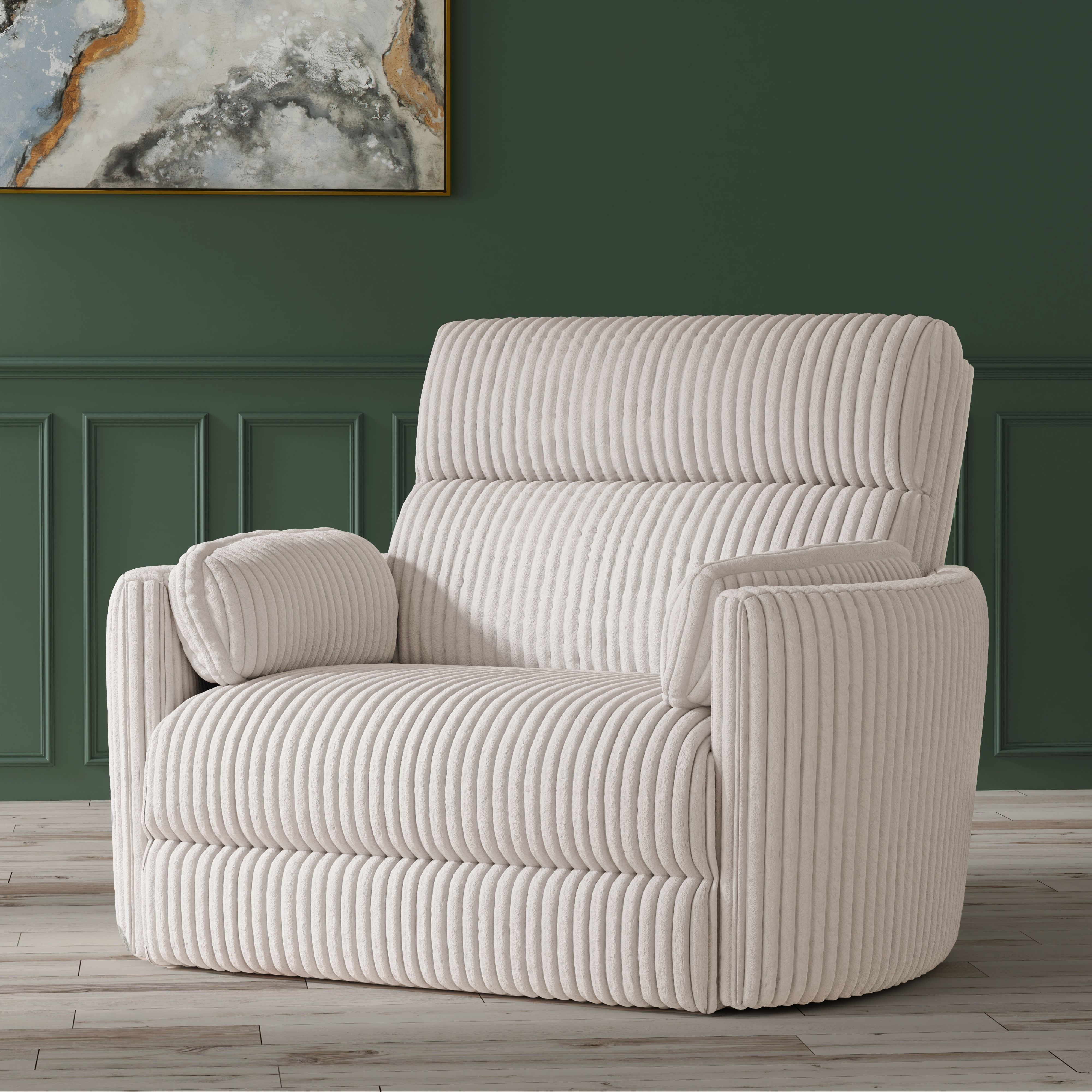 Parker House Radius Xl - Mega Ivory Extra Wide Power Glider Recliner