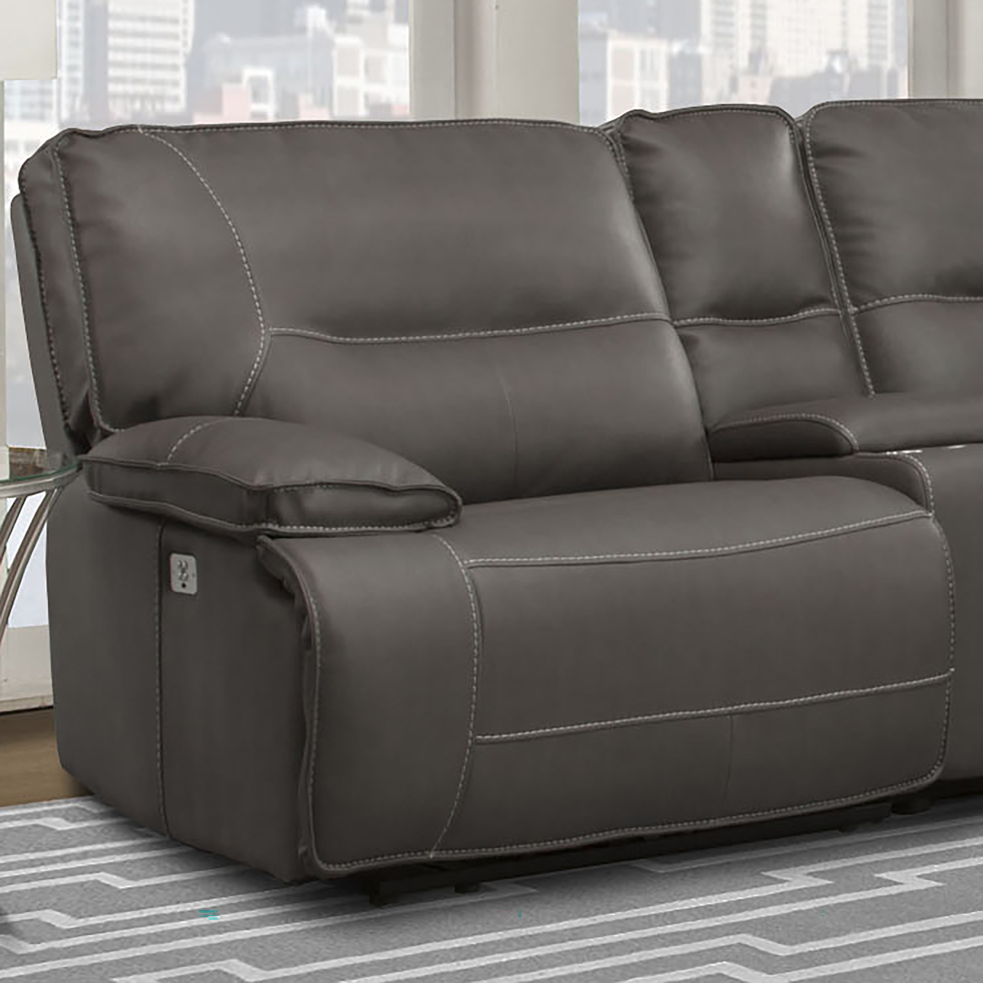 Parker House Spartacus - Haze Power Left Arm Facing Recliner