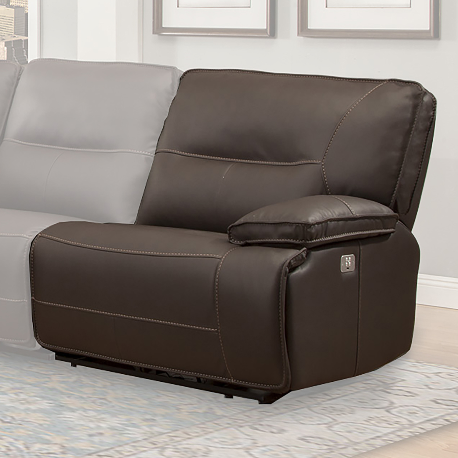 Parker House Spartacus - Chocolate Power Right Arm Facing Recliner