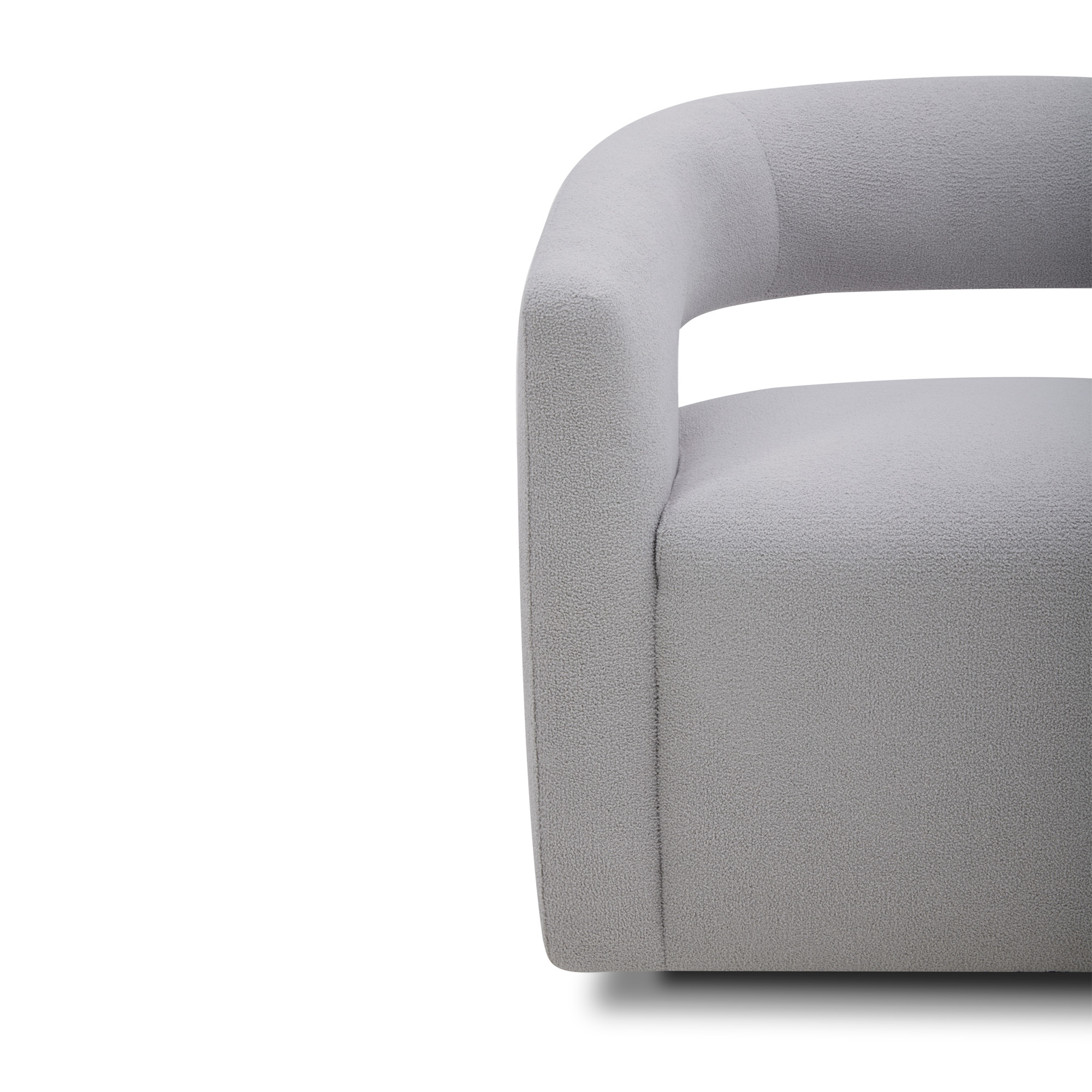 Model: SORB#912-2-DMDV | Parker House Orbit - Dame Dove Open Back Accent Chair Two Pack