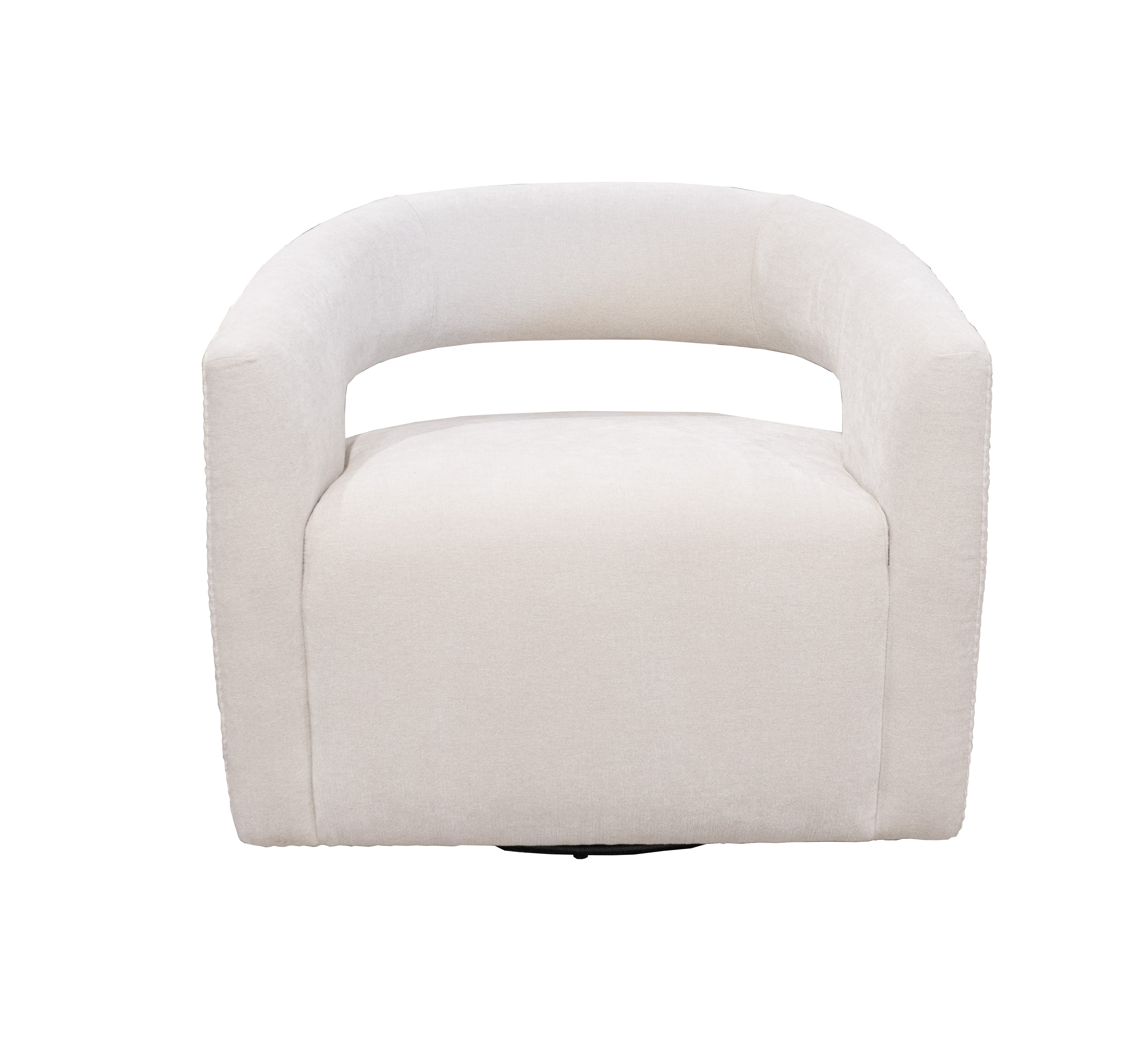 Model: SORB#912-ELNT | Parker House Orbit - Elise Natural Open Back Accent Chair
