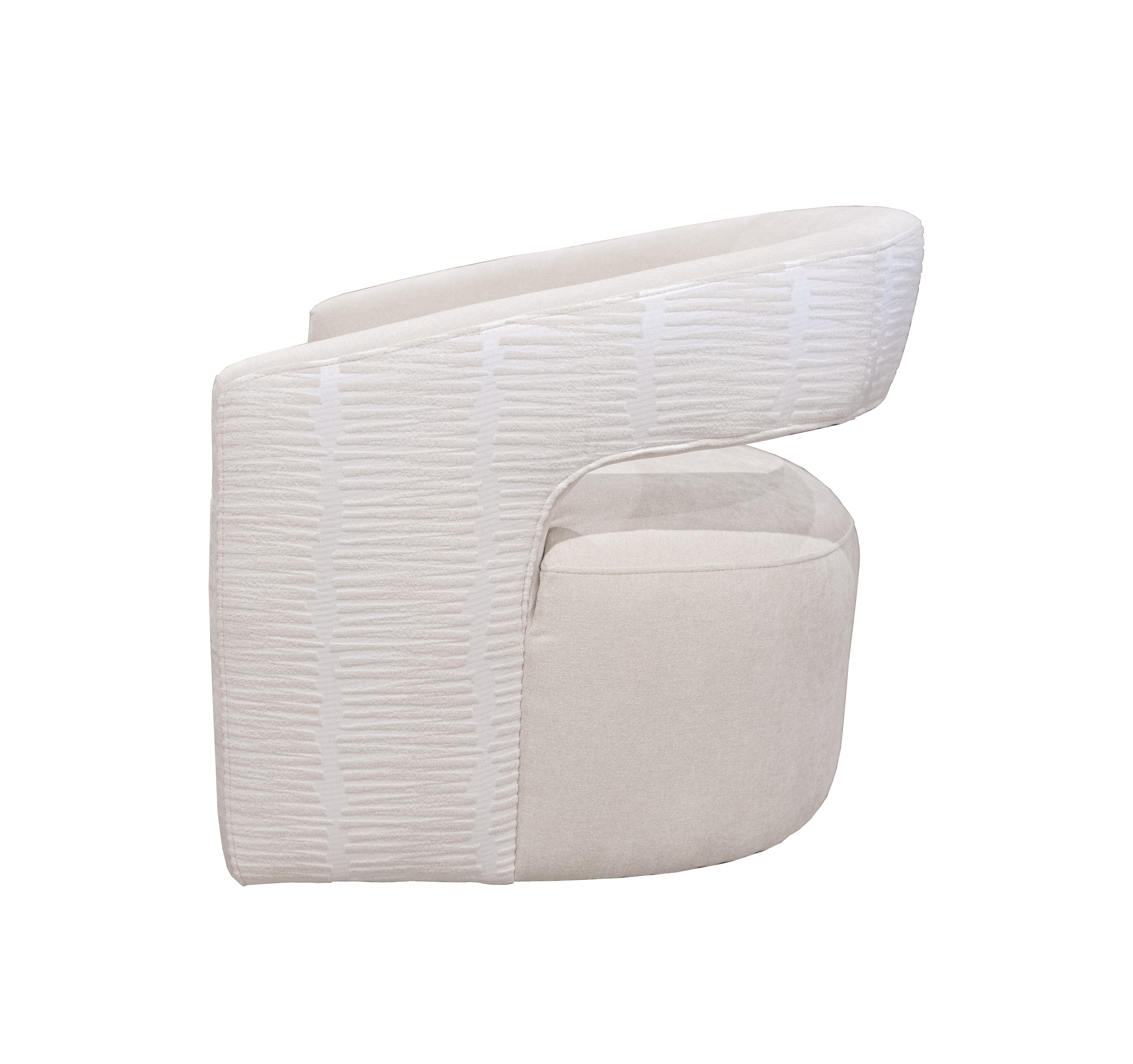 Model: SORB#912-ELNT | Parker House Orbit - Elise Natural Open Back Accent Chair